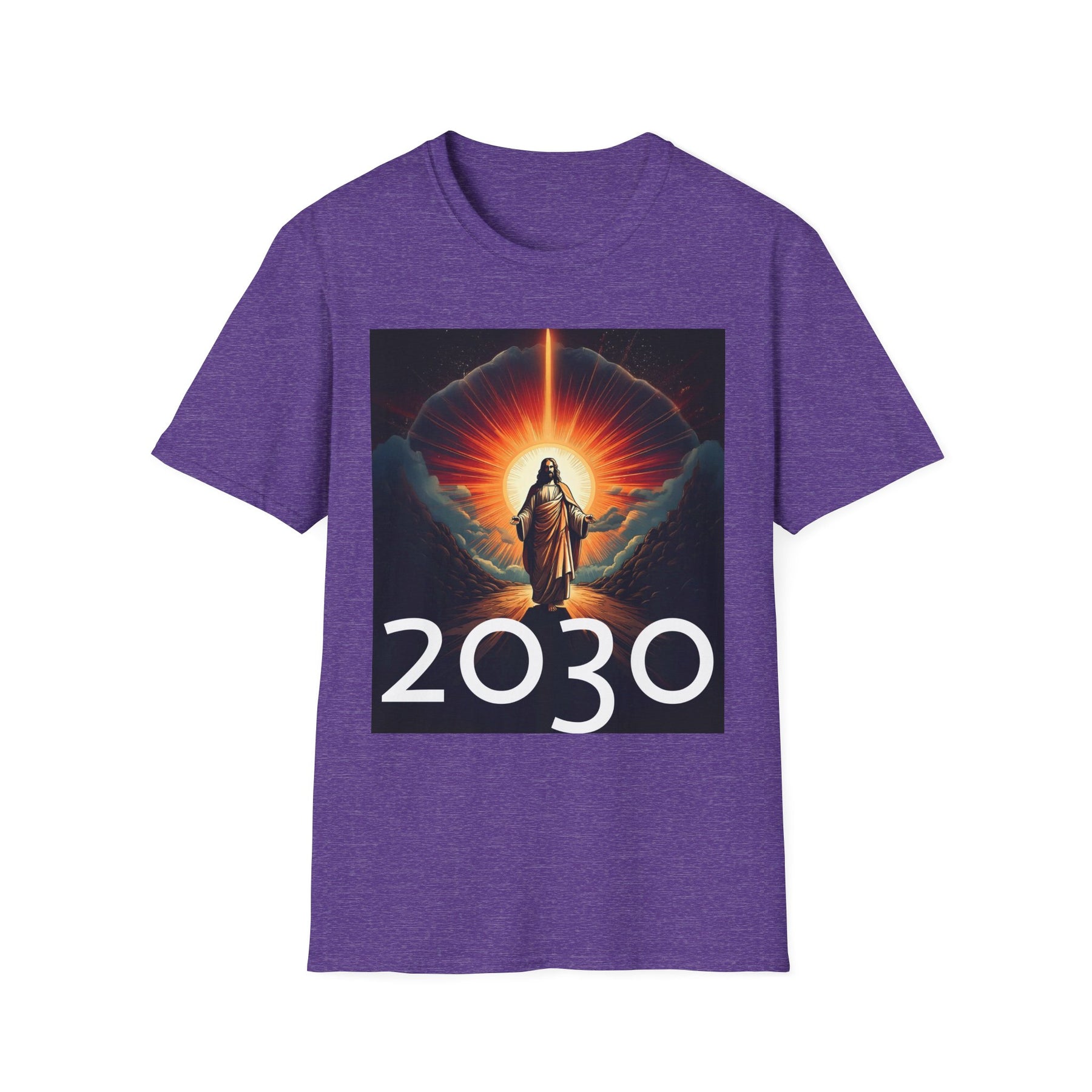 Inspirational Unisex Softstyle T-Shirt - 2030 Messiah Design