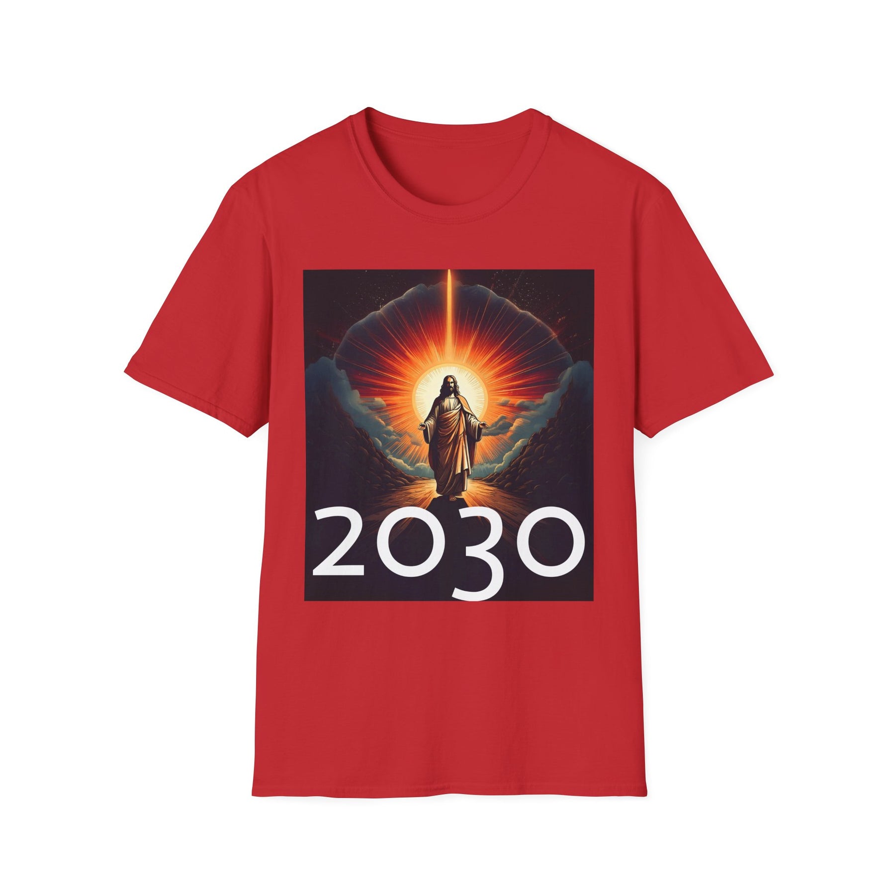 Inspirational Unisex Softstyle T-Shirt - 2030 Messiah Design