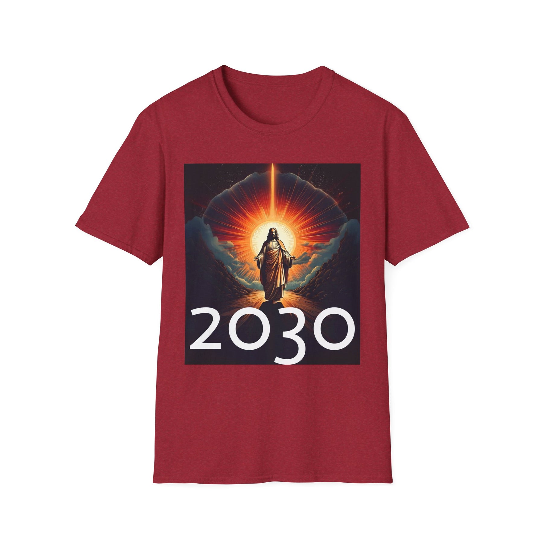 Inspirational Unisex Softstyle T-Shirt - 2030 Messiah Design