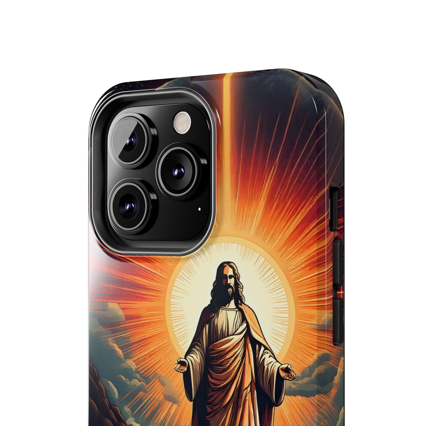 Inspirational Tough Phone Case with Jesus Design - 2030