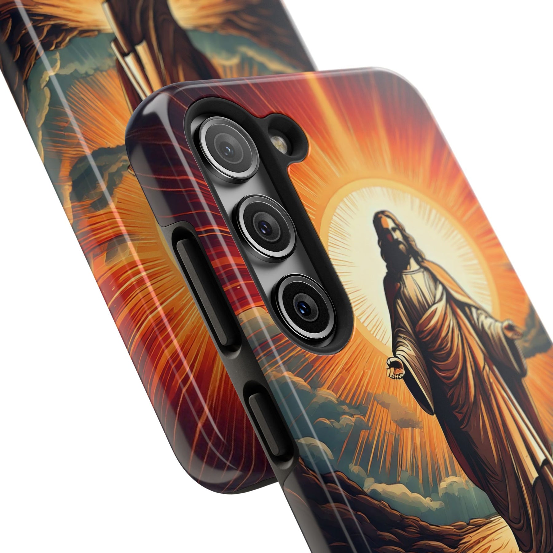Inspirational Tough Phone Case with Jesus Design - 2030