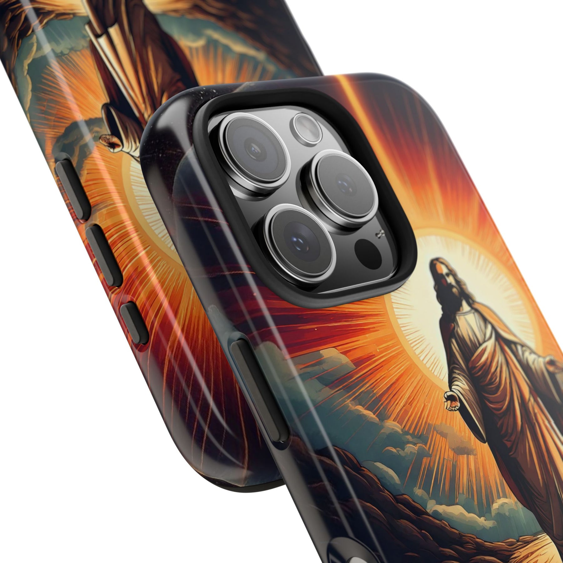 Inspirational Tough Phone Case with Jesus Design - 2030