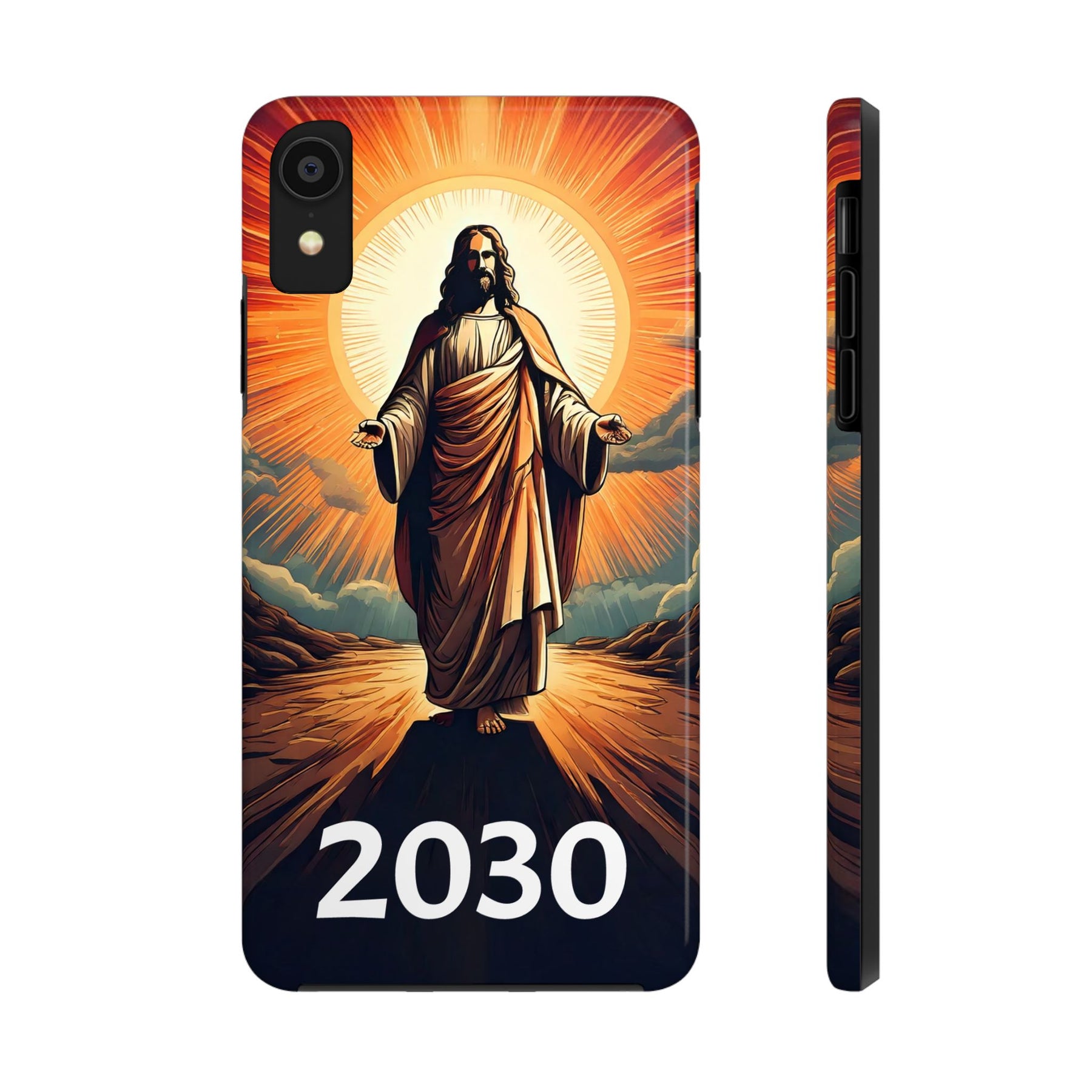 Inspirational Tough Phone Case with Jesus Design - 2030