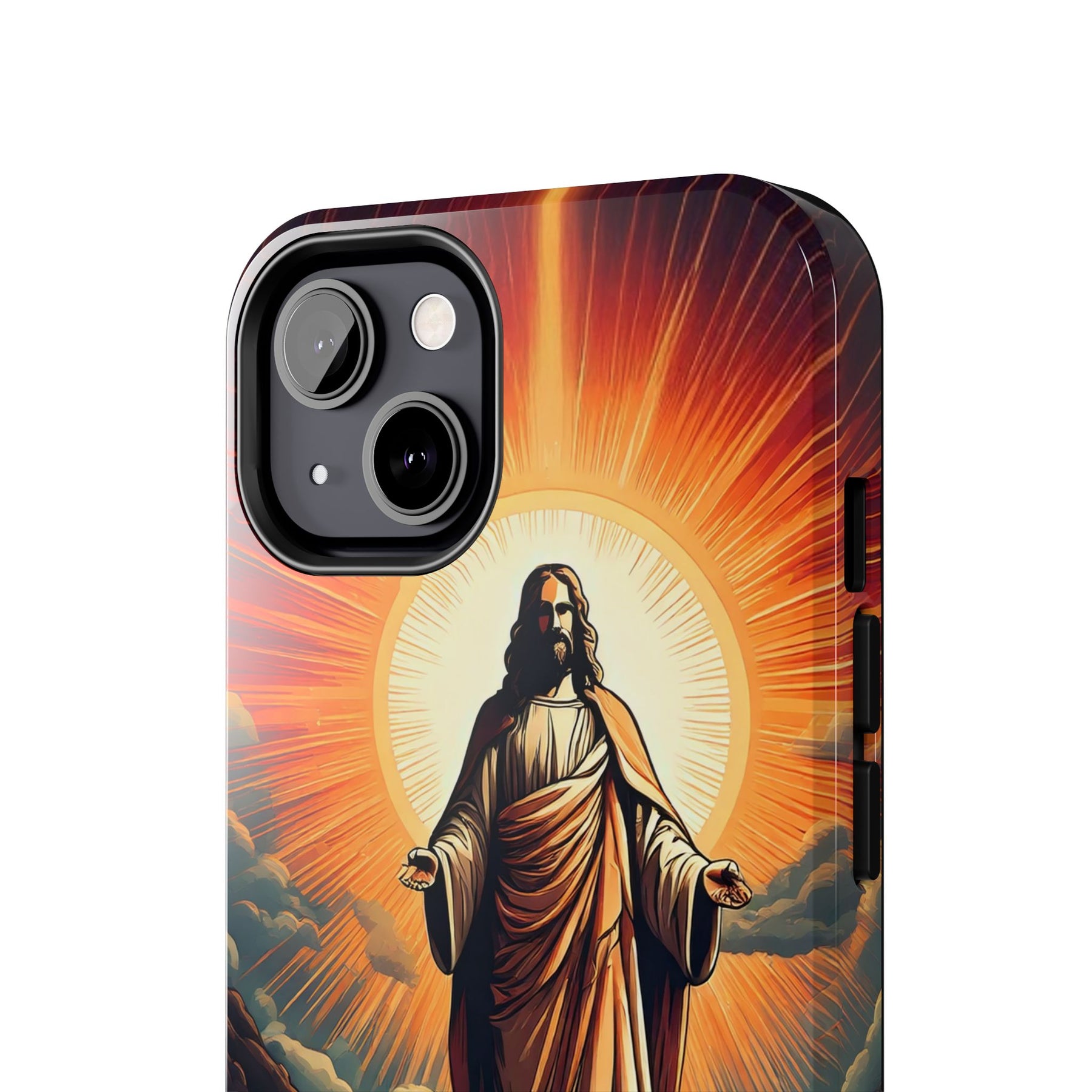 Inspirational Tough Phone Case with Jesus Design - 2030