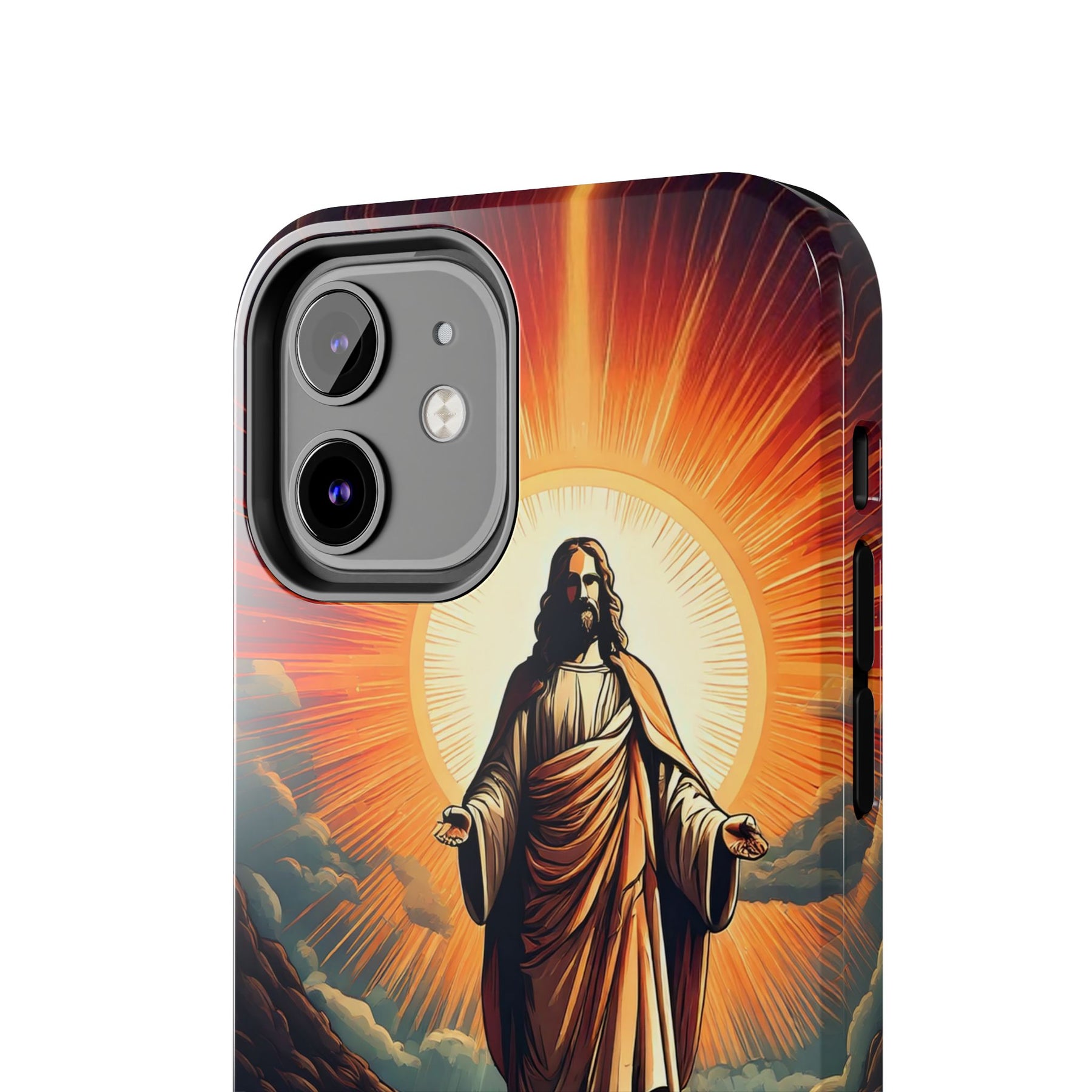 Inspirational Tough Phone Case with Jesus Design - 2030