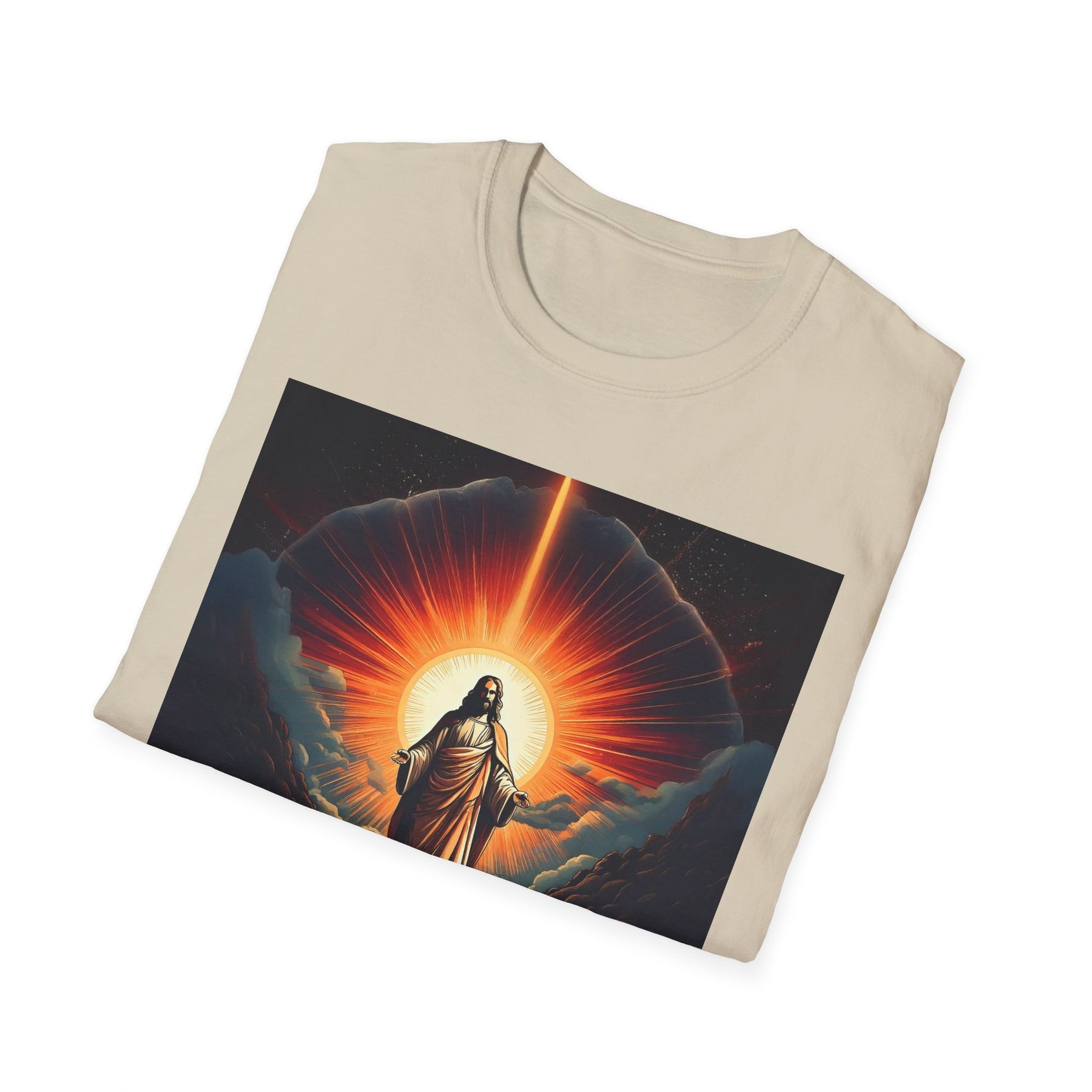 Inspirational Unisex Softstyle T-Shirt - '2030' Jesus Graphic Design