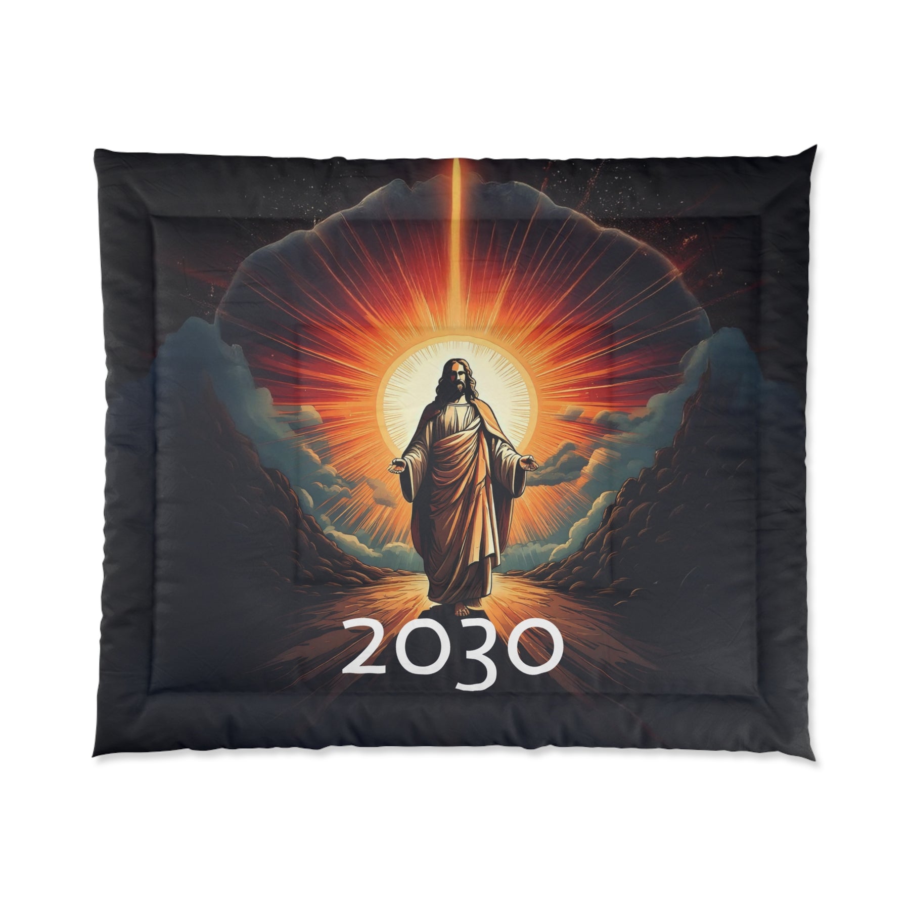 Spiritual Artwork Comforter - Modern Design, Inspirational Decor for Home