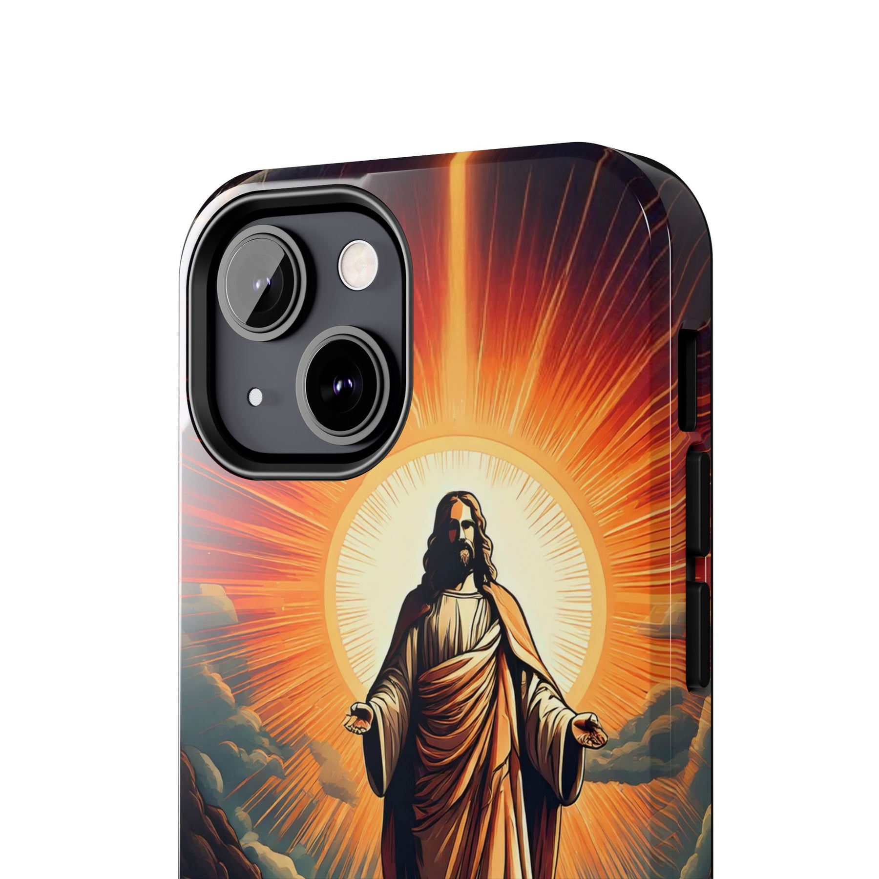 Inspirational Tough Phone Case with Jesus Design - 2030