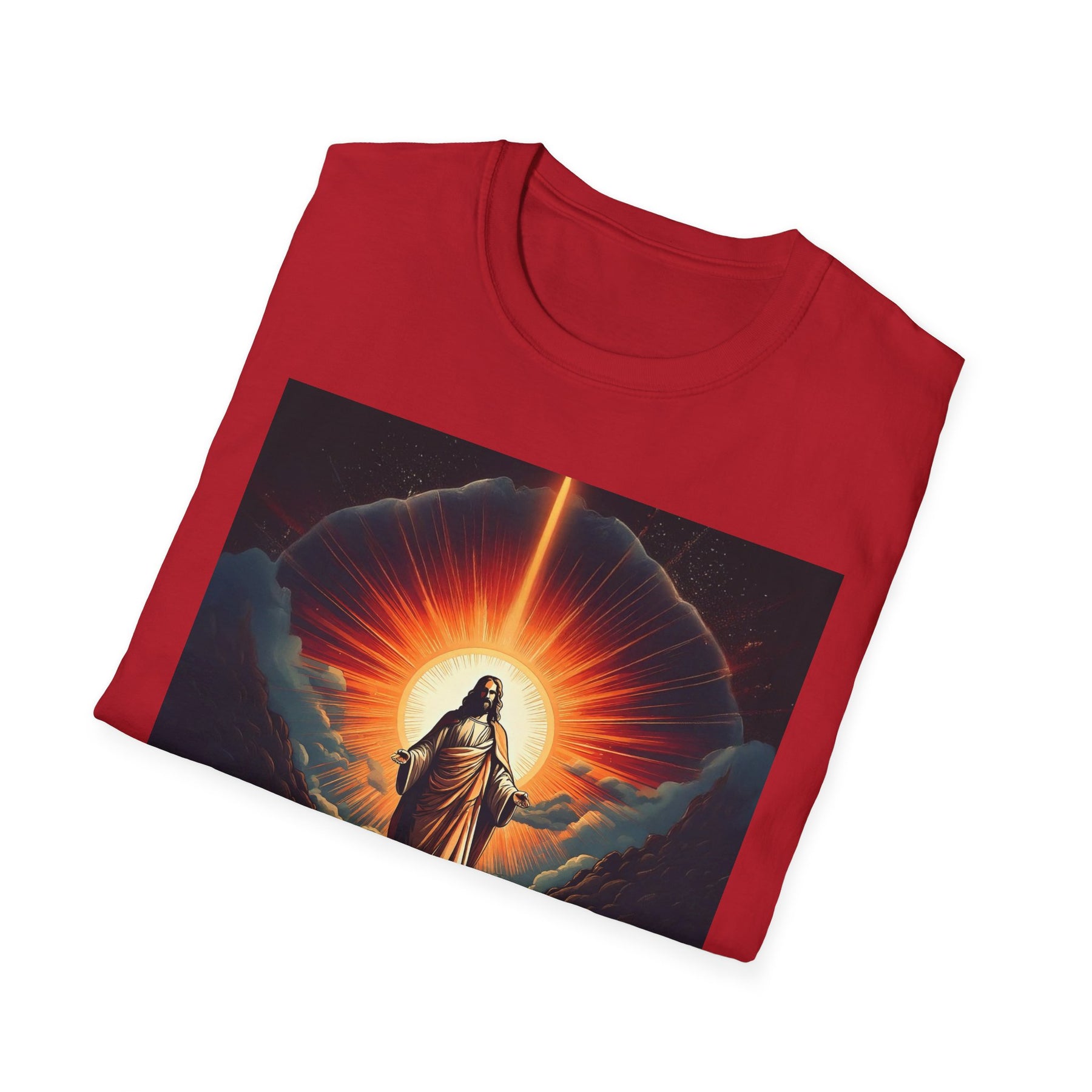 Inspirational Unisex Softstyle T-Shirt - '2030' Jesus Graphic Design