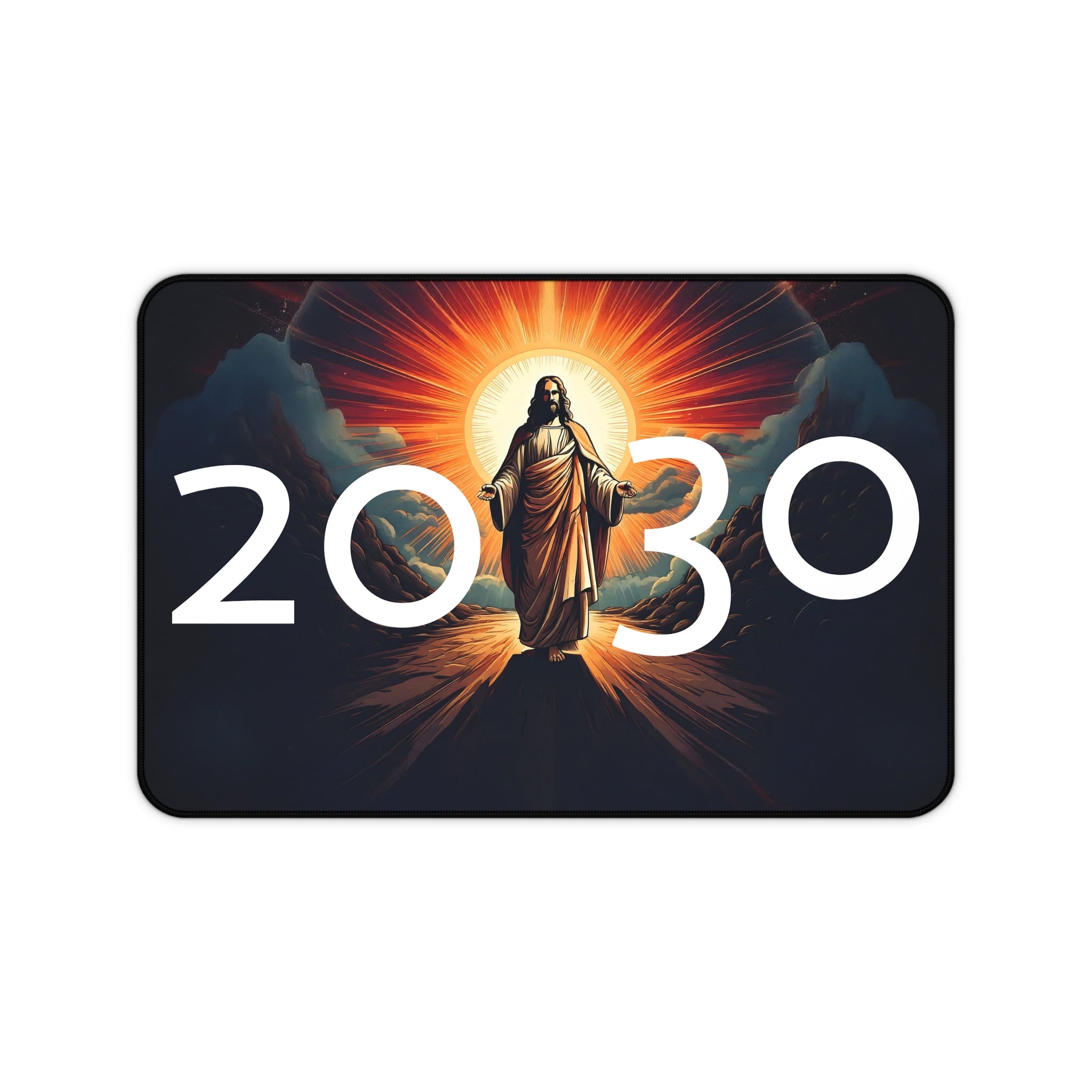Inspirational Desk Mat with '2030' Design - Perfect for Home Office