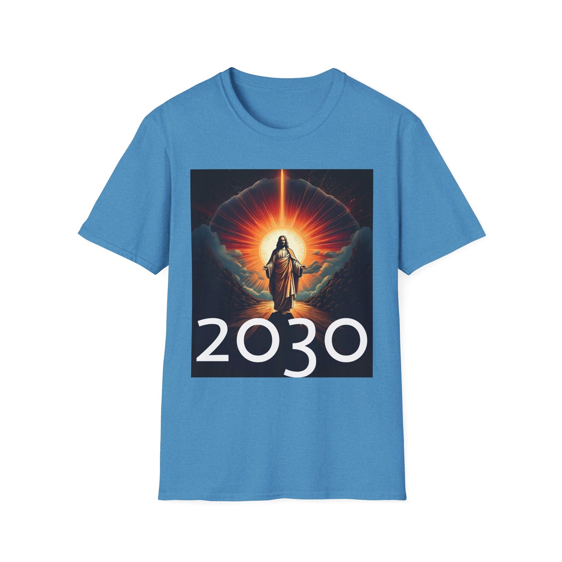 Inspirational Unisex Softstyle T-Shirt - 2030 Messiah Design