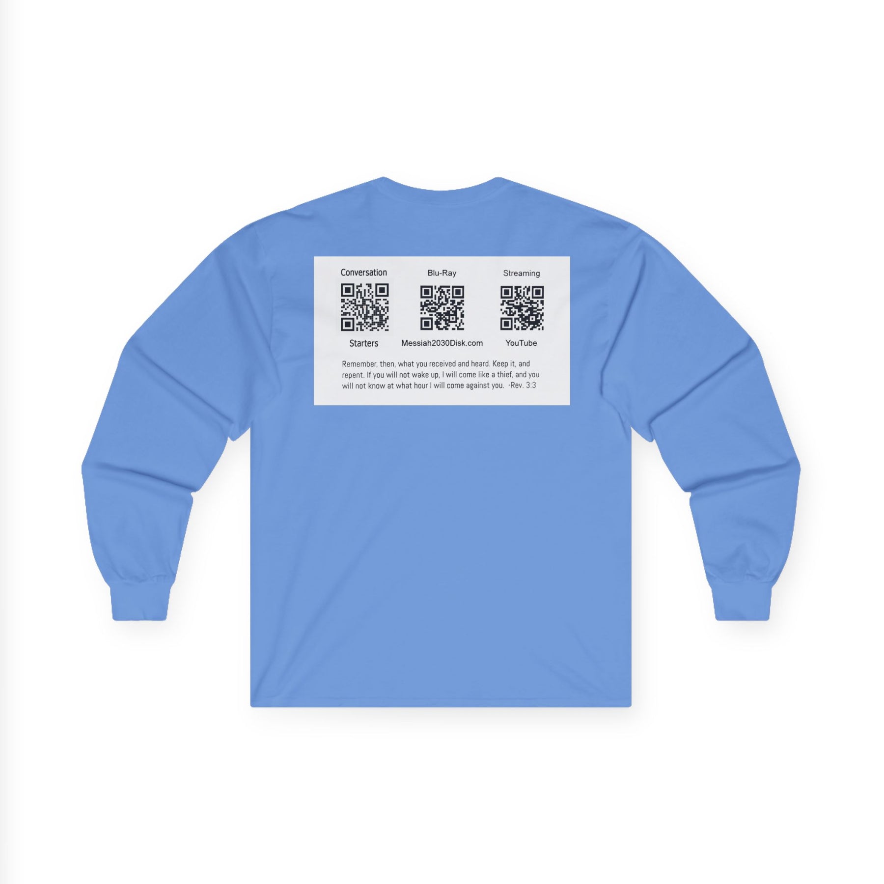 Messiah 2030 Long Sleeve Tee - Prophetic Messianic Timeline Shirt