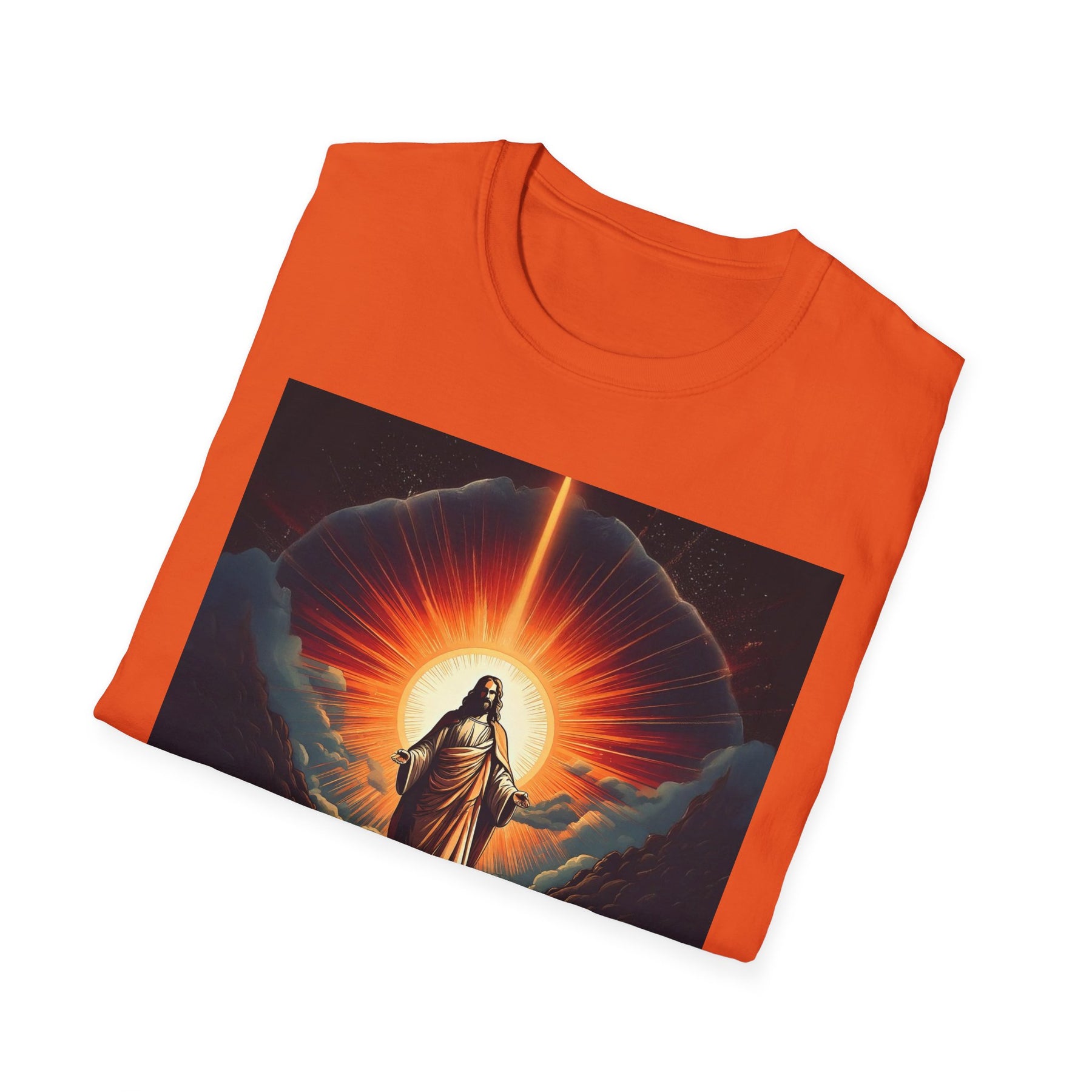 Inspirational Unisex Softstyle T-Shirt - '2030' Jesus Graphic Design