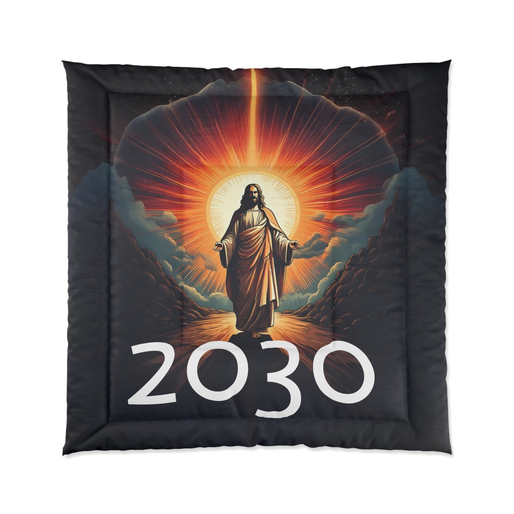 Spiritual Artwork Comforter - Modern Design, Inspirational Decor for Home