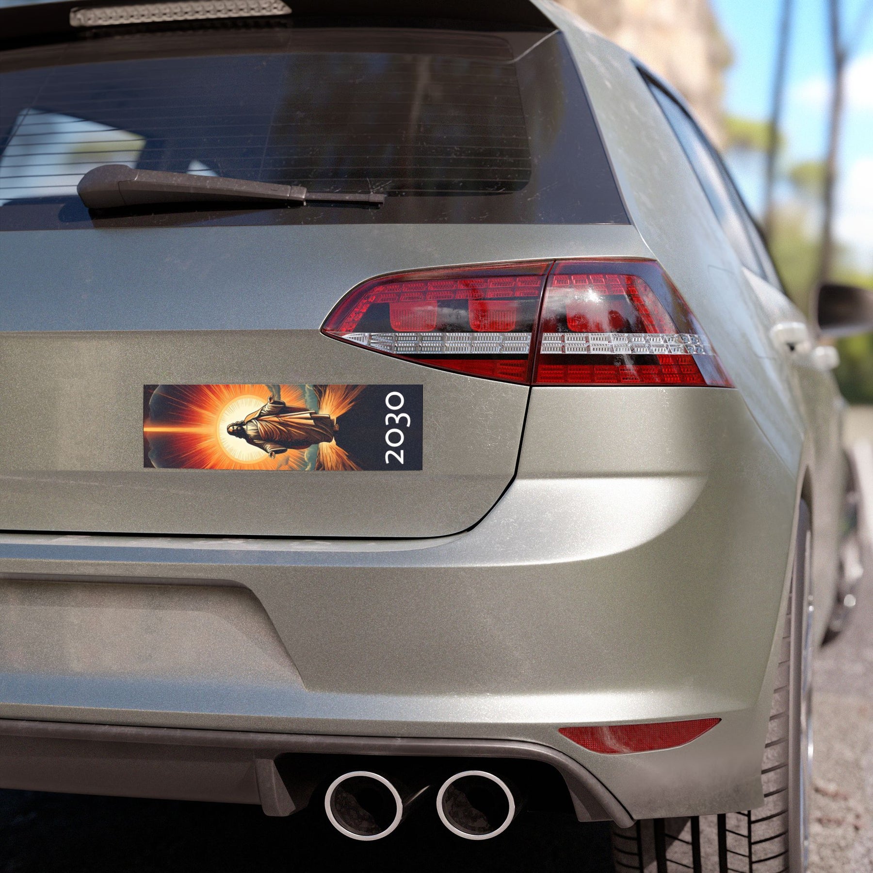 Inspirational Car Magnet - 2030 Vision Design