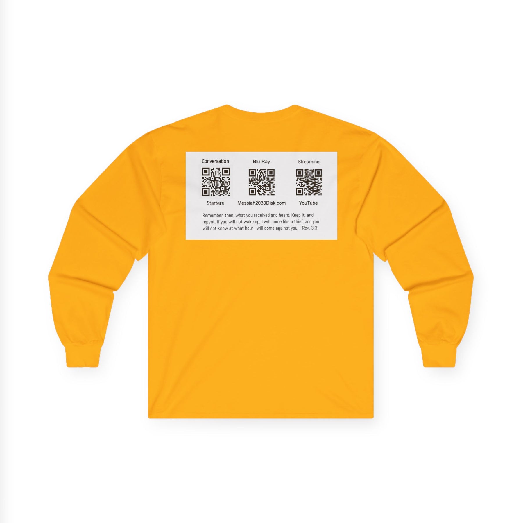 Messiah 2030 Long Sleeve Tee - Prophetic Messianic Timeline Shirt