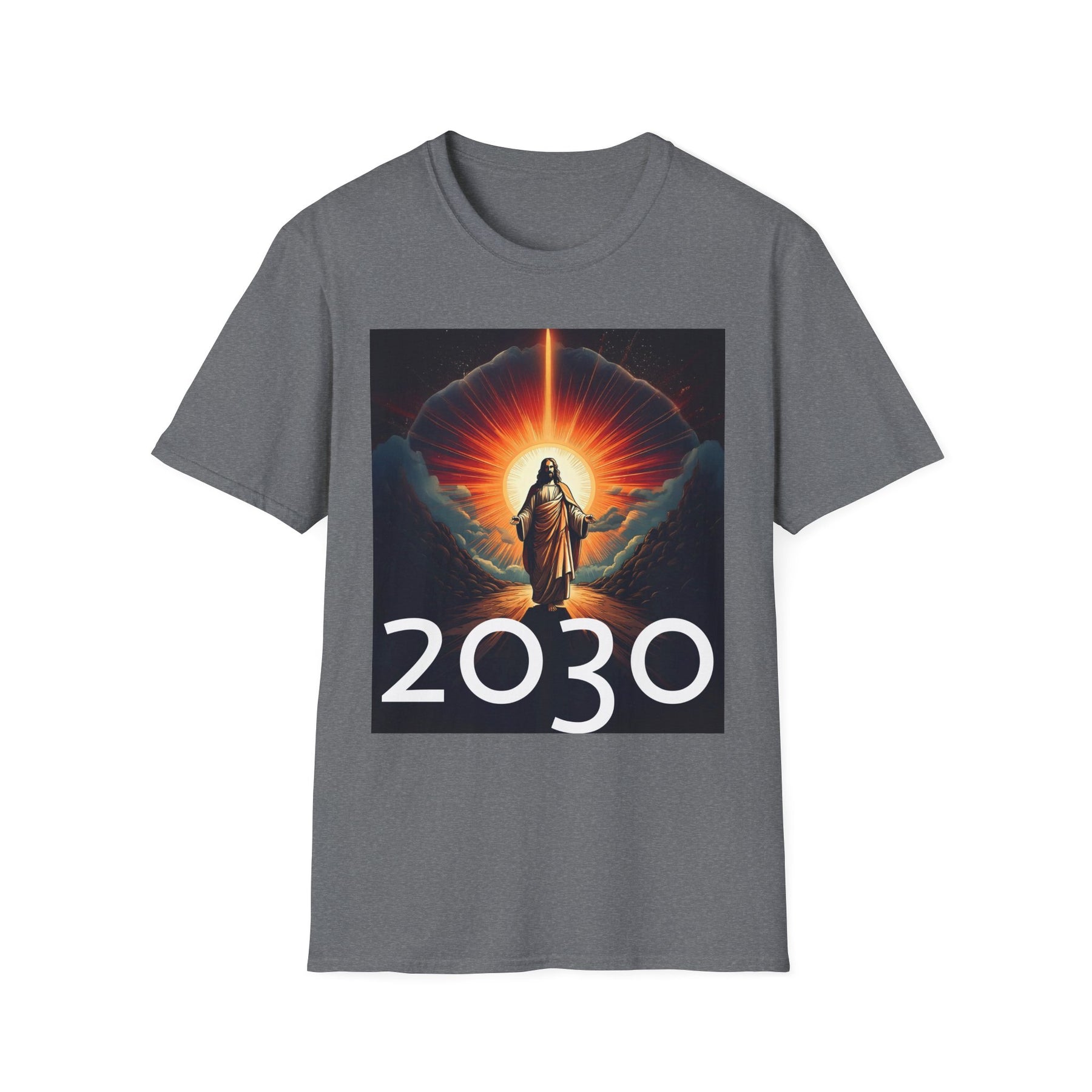 Inspirational Unisex Softstyle T-Shirt - 2030 Messiah Design