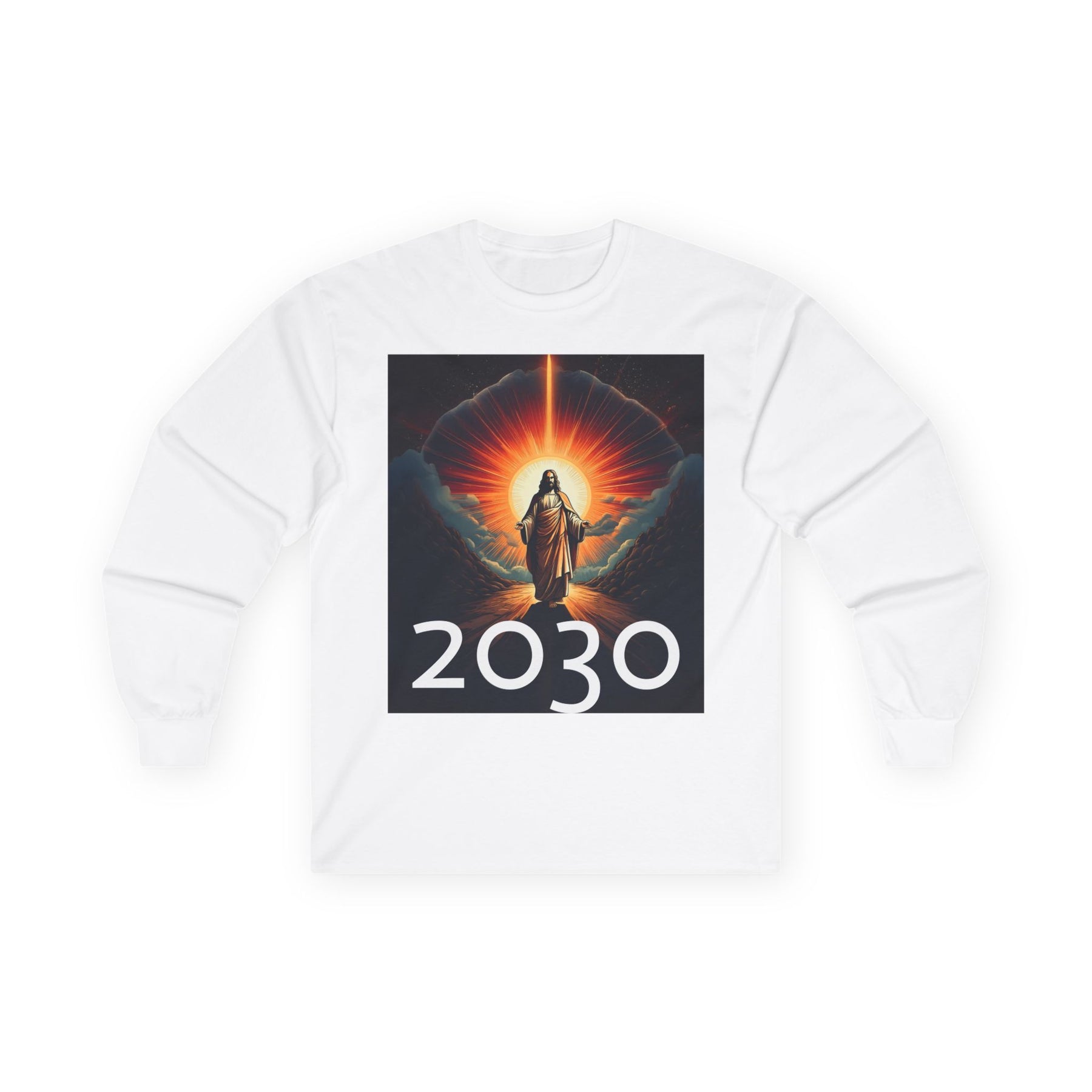 Messiah 2030 Long Sleeve Tee - Prophetic Messianic Timeline Shirt