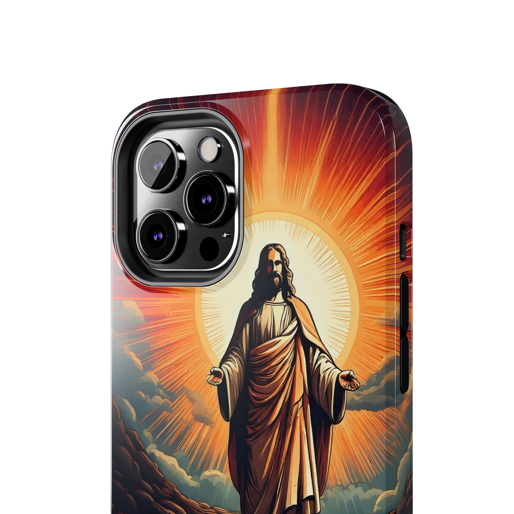 Inspirational Tough Phone Case with Jesus Design - 2030