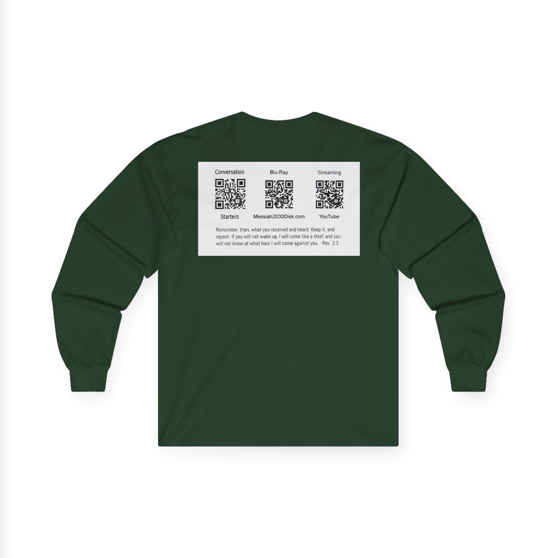 Messiah 2030 Long Sleeve Tee - Prophetic Messianic Timeline Shirt