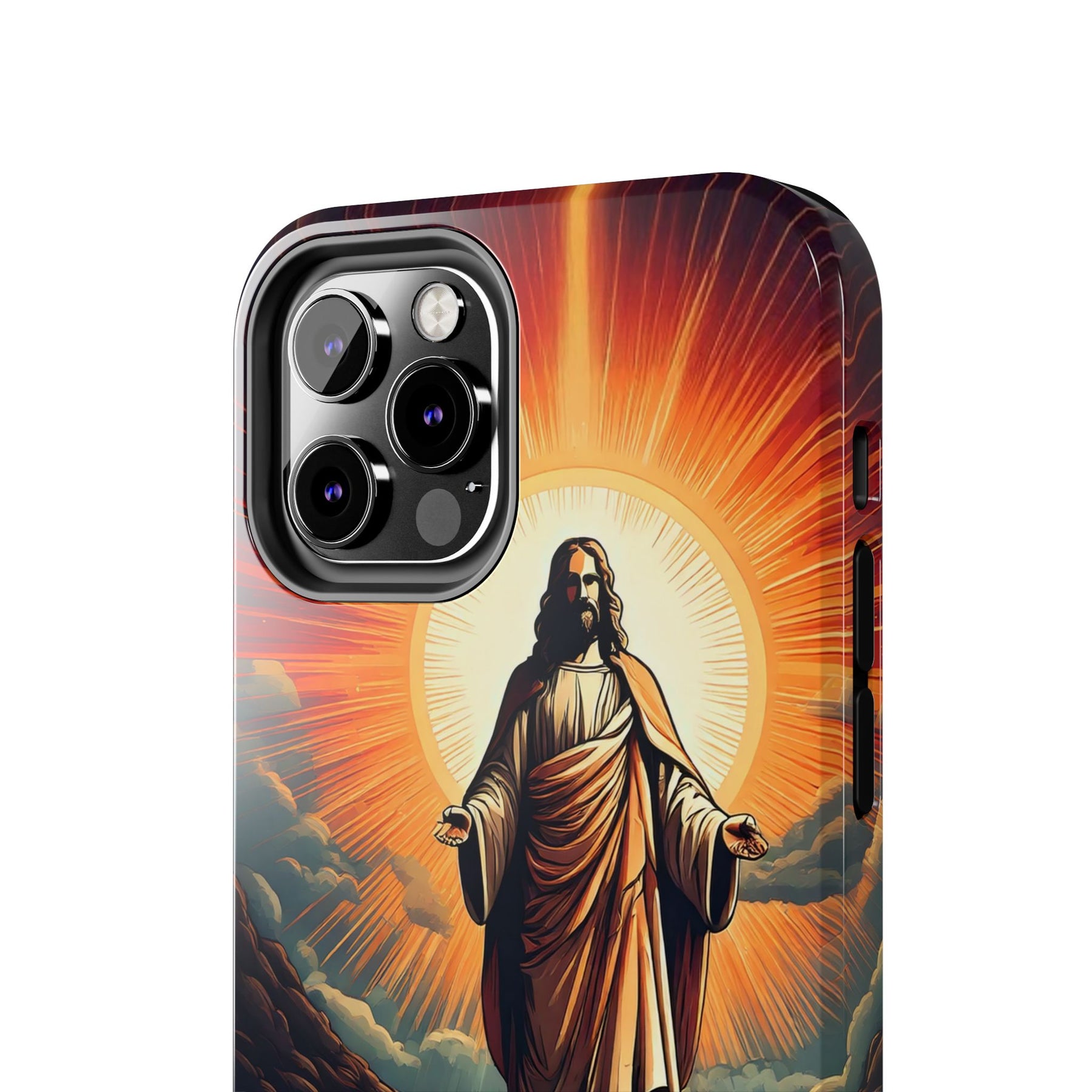 Inspirational Tough Phone Case with Jesus Design - 2030