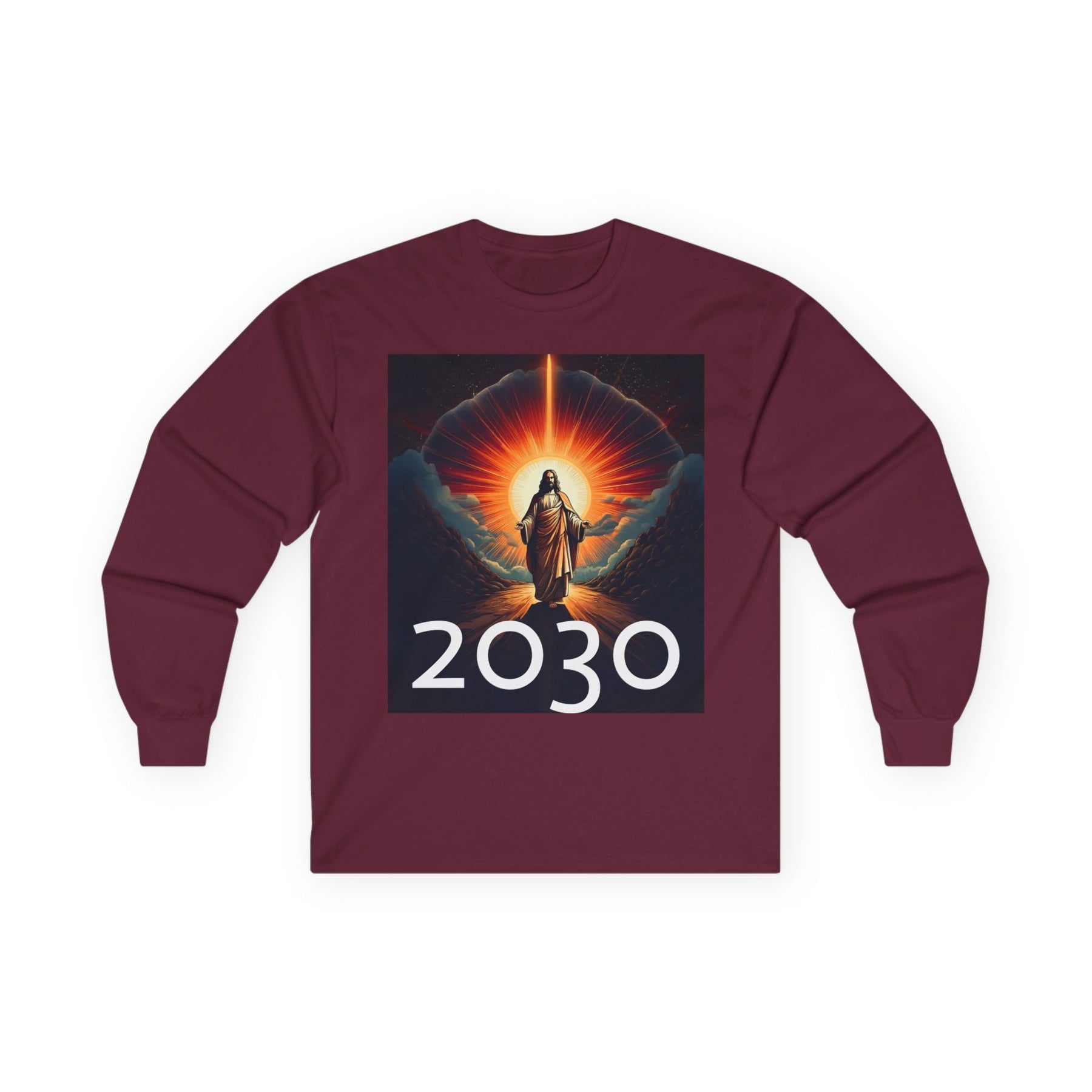 Messiah 2030 Long Sleeve Tee - Prophetic Messianic Timeline Shirt