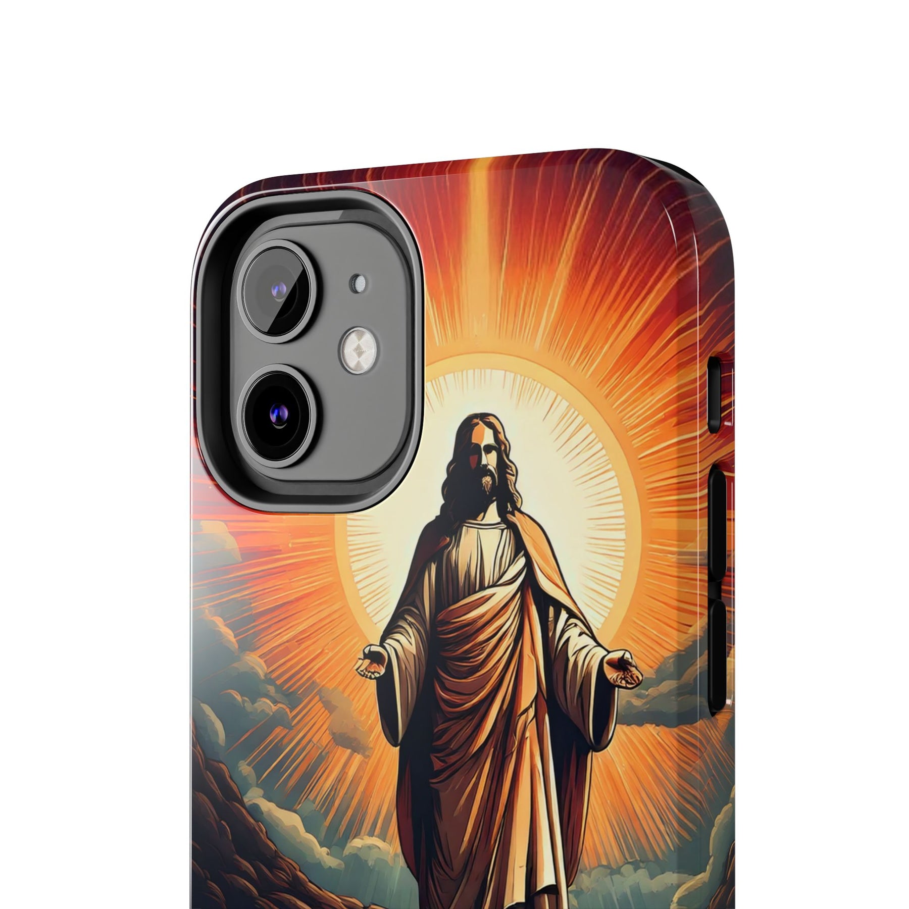 Inspirational Tough Phone Case with Jesus Design - 2030