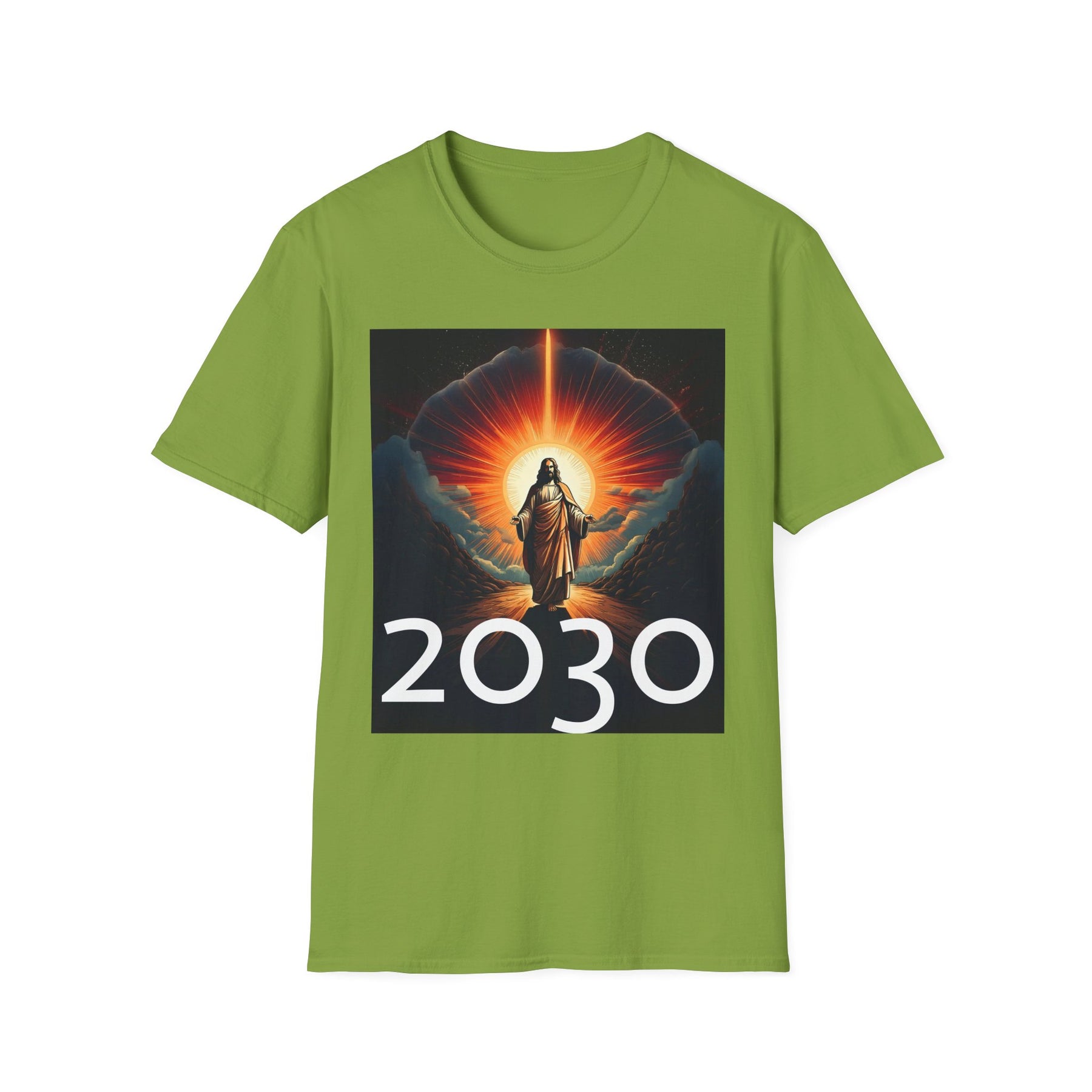 Inspirational Unisex Softstyle T-Shirt - 2030 Messiah Design