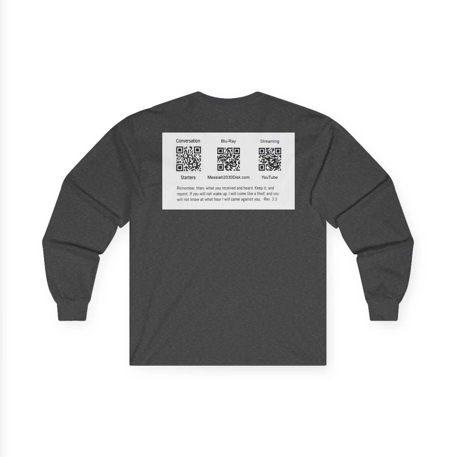 Messiah 2030 Long Sleeve Tee - Prophetic Messianic Timeline Shirt