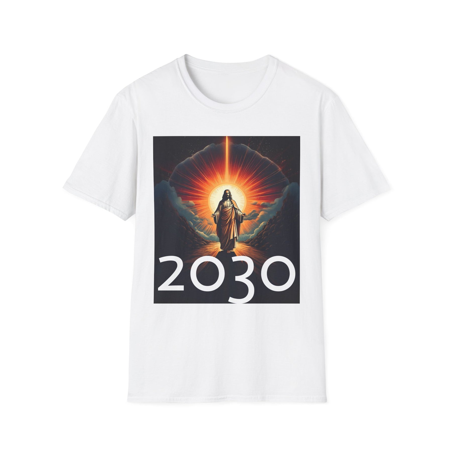 Inspirational Unisex Softstyle T-Shirt - 2030 Messiah Design