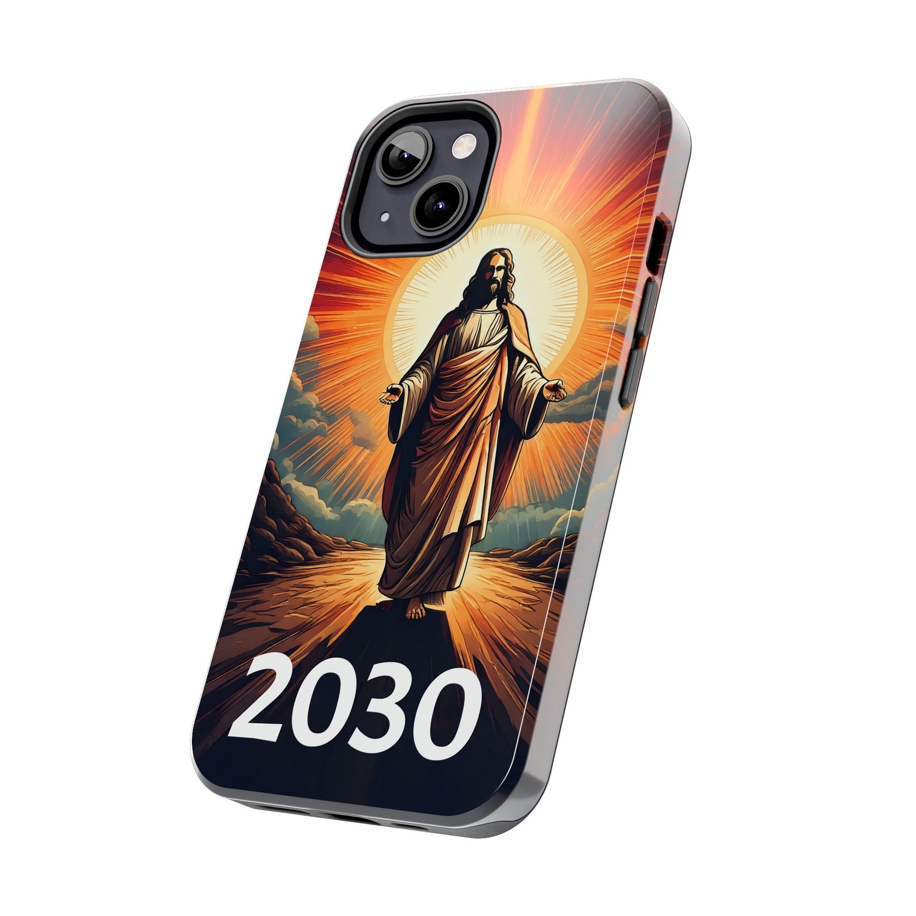 Inspirational Tough Phone Case with Jesus Design - 2030