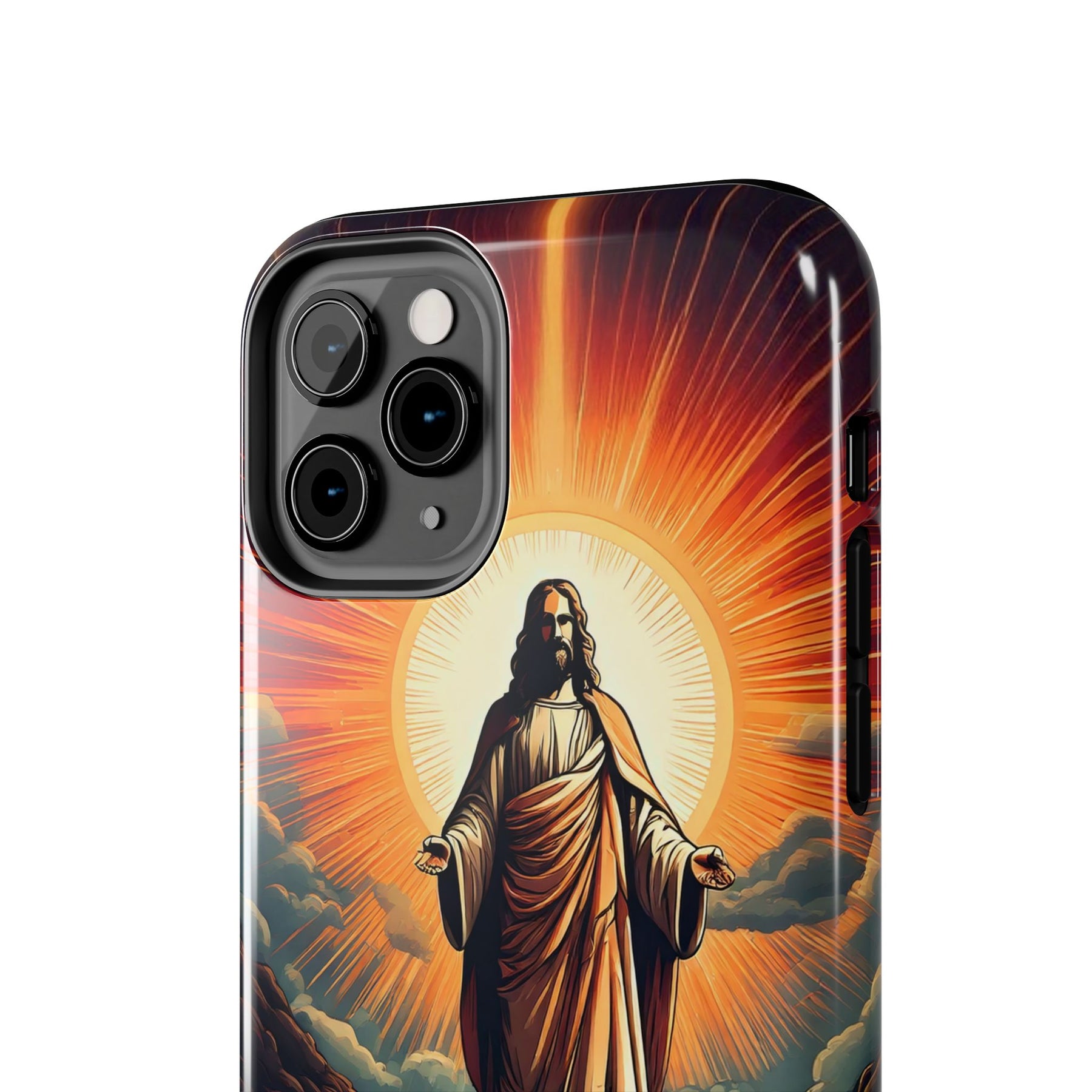 Inspirational Tough Phone Case with Jesus Design - 2030