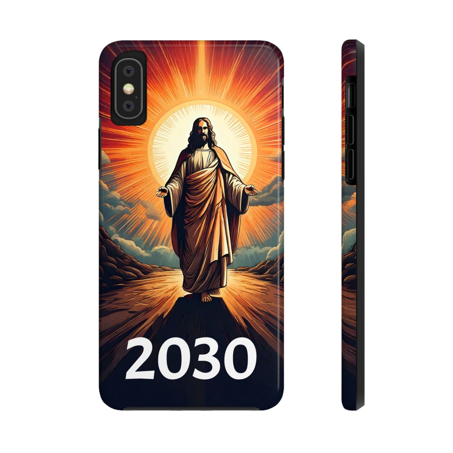 Inspirational Tough Phone Case with Jesus Design - 2030