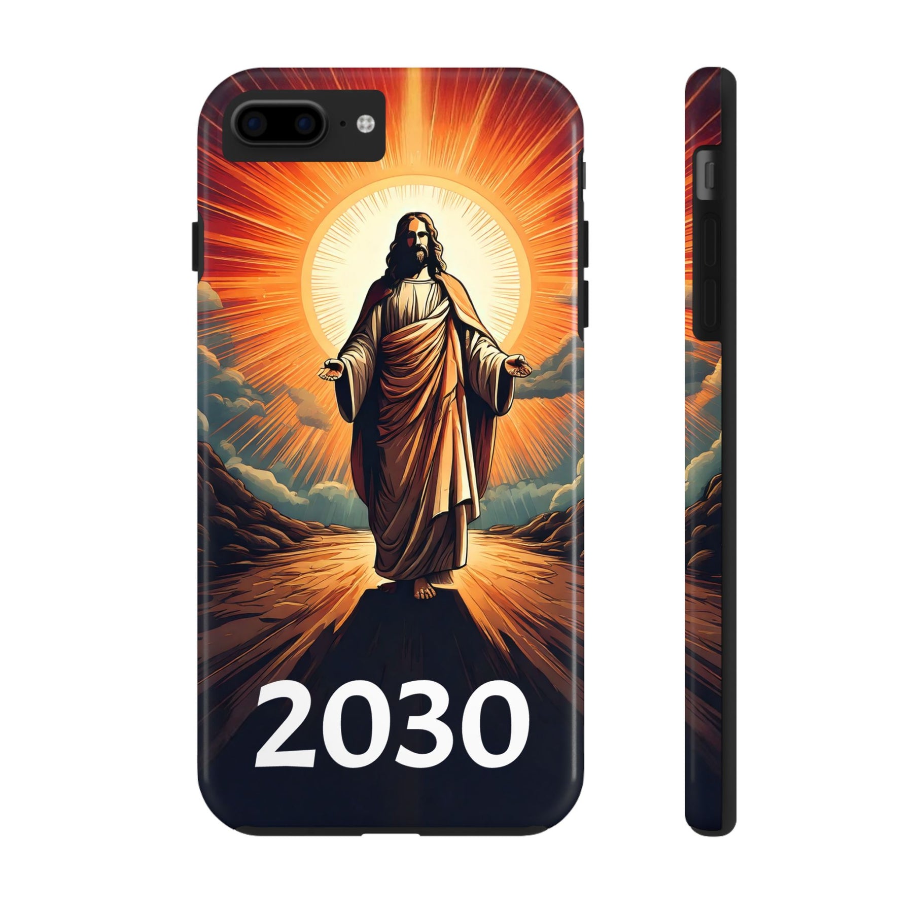 Inspirational Tough Phone Case with Jesus Design - 2030