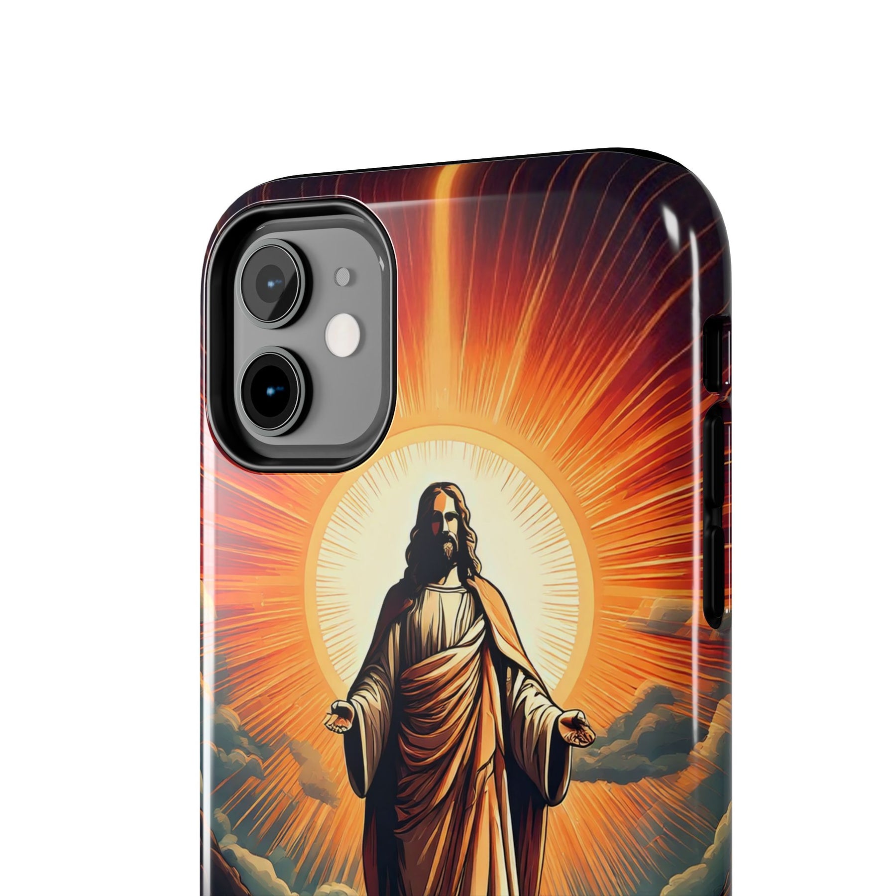 Inspirational Tough Phone Case with Jesus Design - 2030