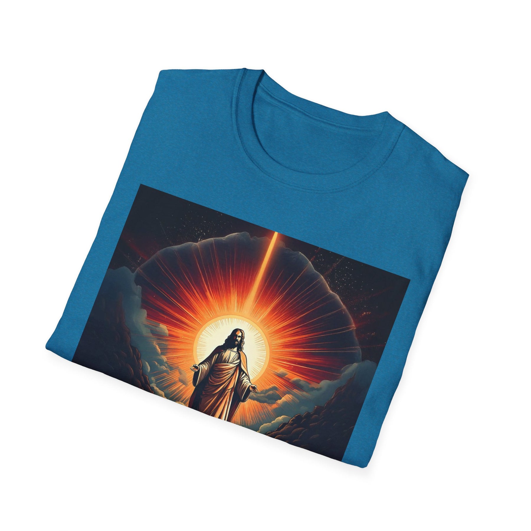 Inspirational Unisex Softstyle T-Shirt - '2030' Jesus Graphic Design