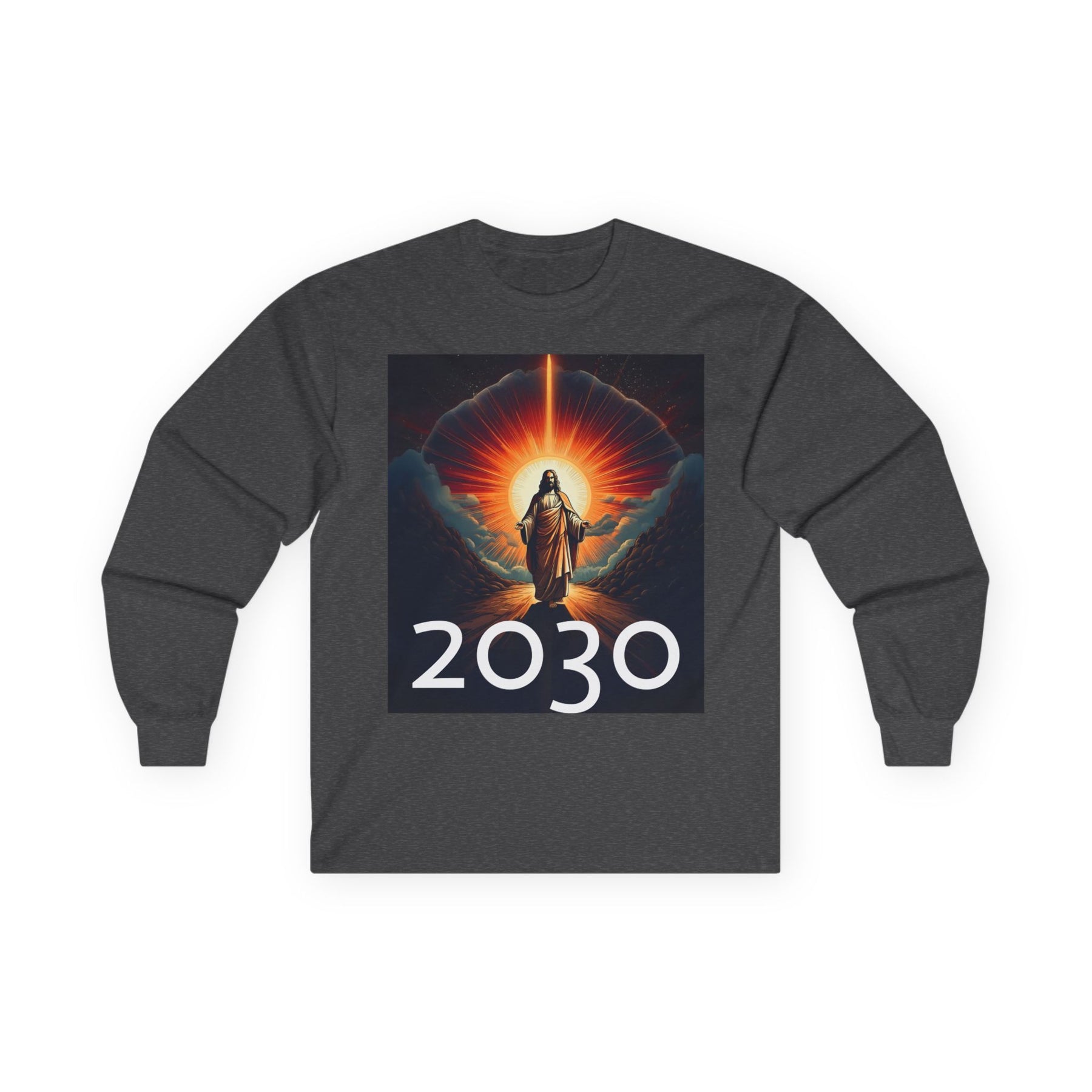 Messiah 2030 Long Sleeve Tee - Prophetic Messianic Timeline Shirt