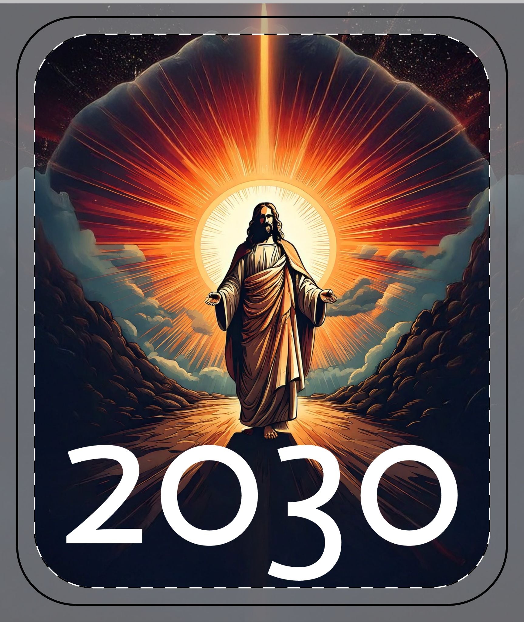 Inspirational Sherpa Blanket - Jesus Ascension Design