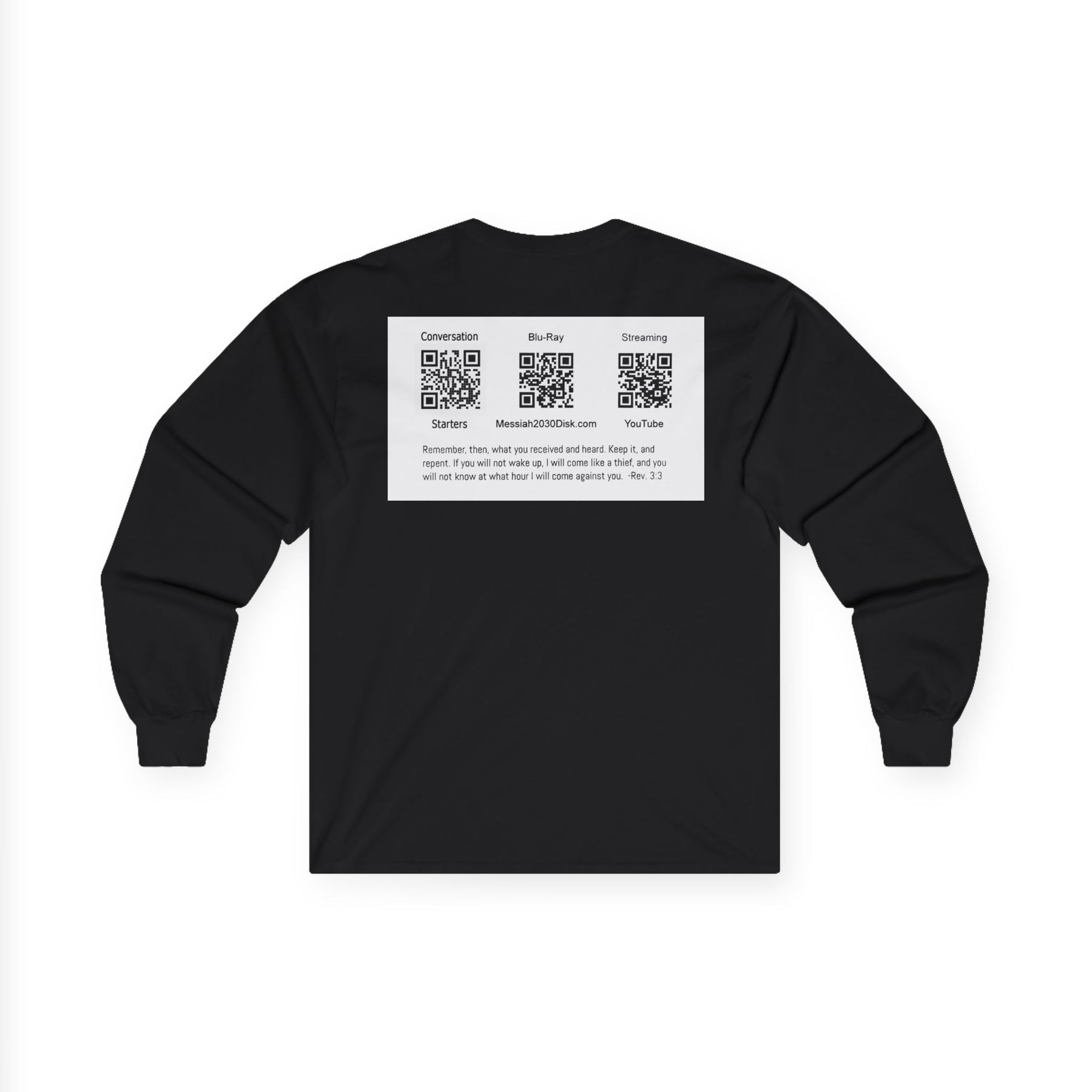 Messiah 2030 Long Sleeve Tee - Prophetic Messianic Timeline Shirt