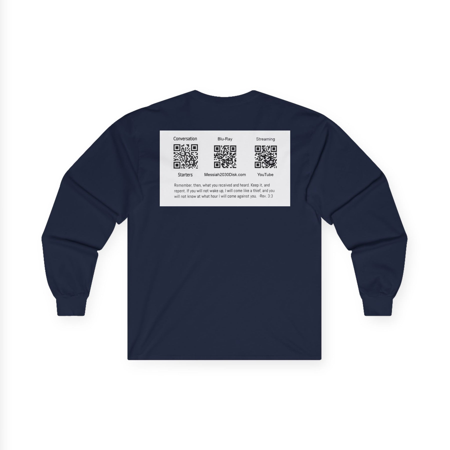 Messiah 2030 Long Sleeve Tee - Prophetic Messianic Timeline Shirt