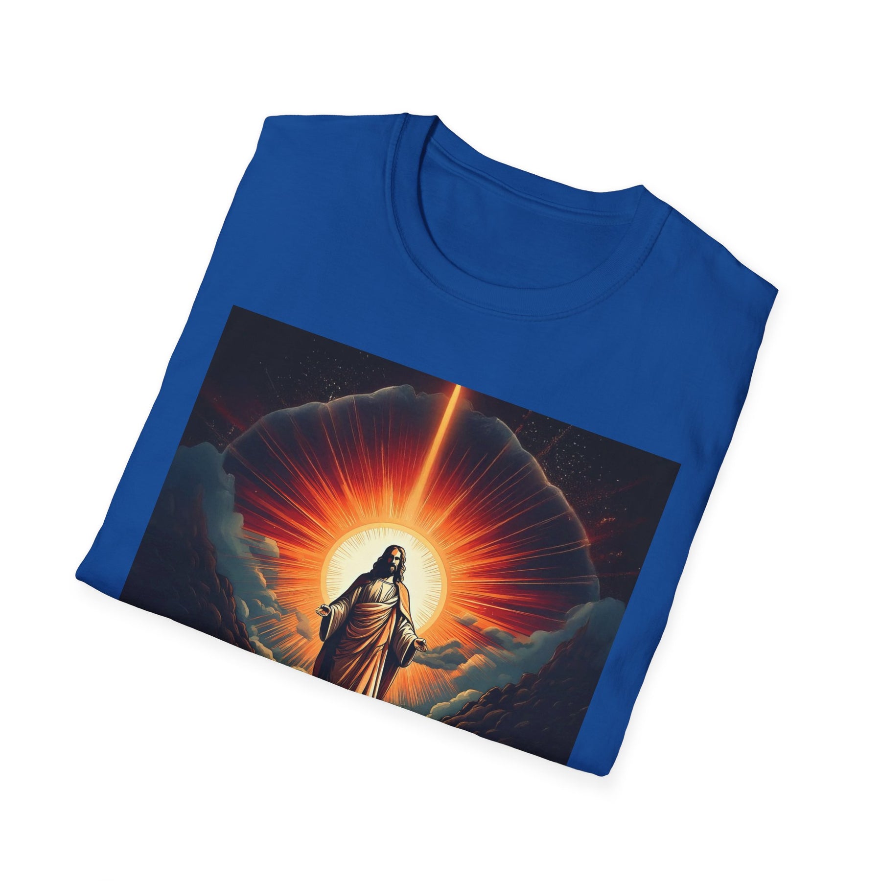 Inspirational Unisex Softstyle T-Shirt - '2030' Jesus Graphic Design