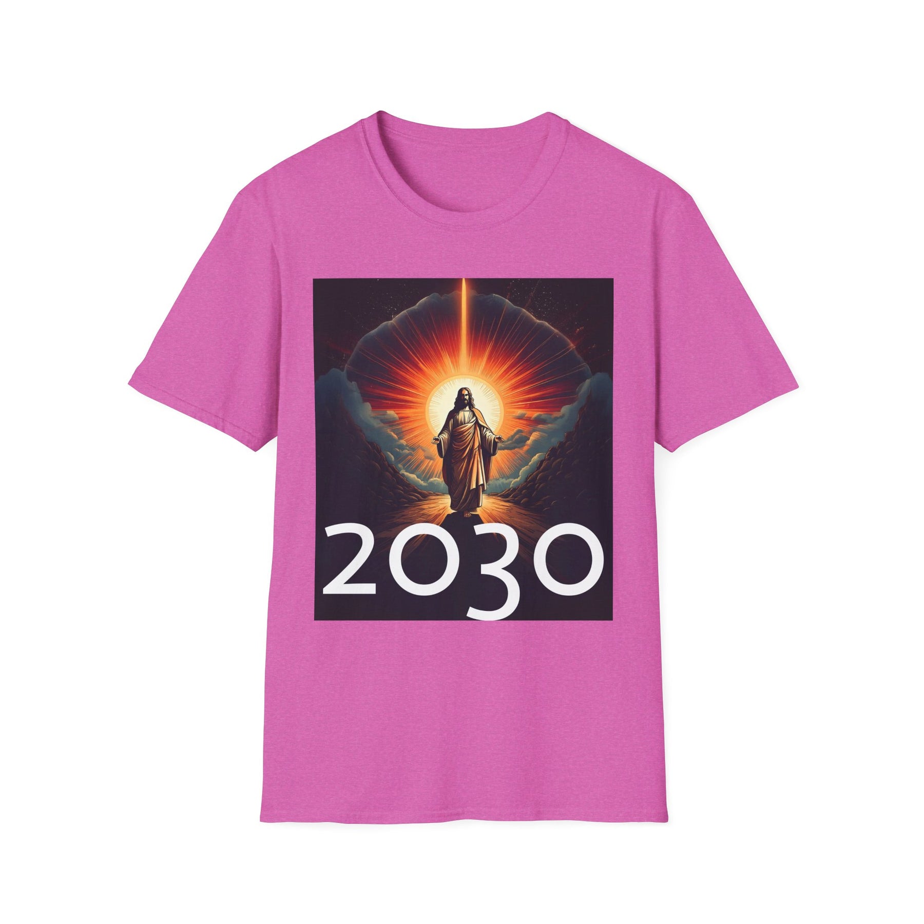 Inspirational Unisex Softstyle T-Shirt - 2030 Messiah Design