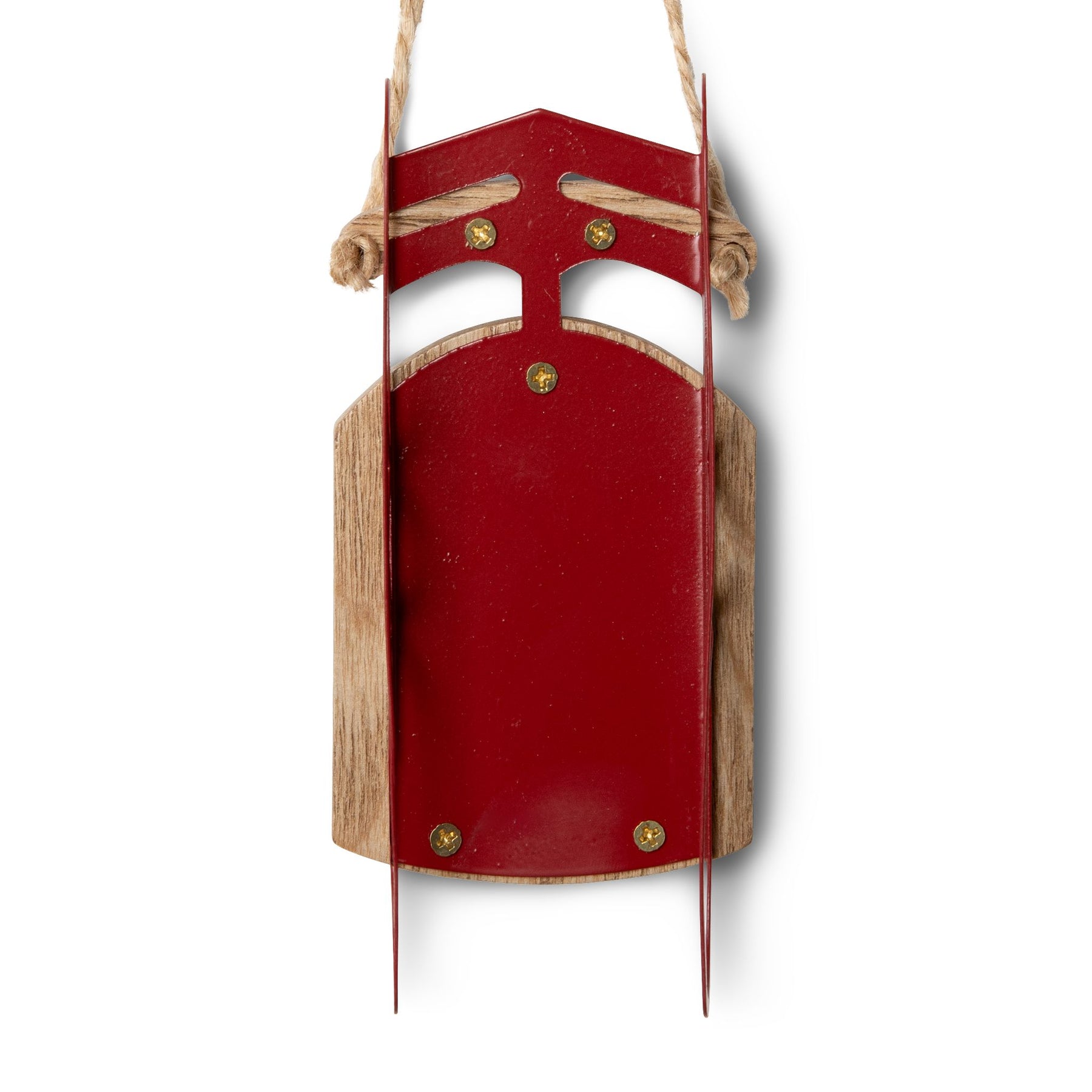 Rustic Sled Ornament with 2030 Design - Perfect for Winter Celebrations and Holiday Decor