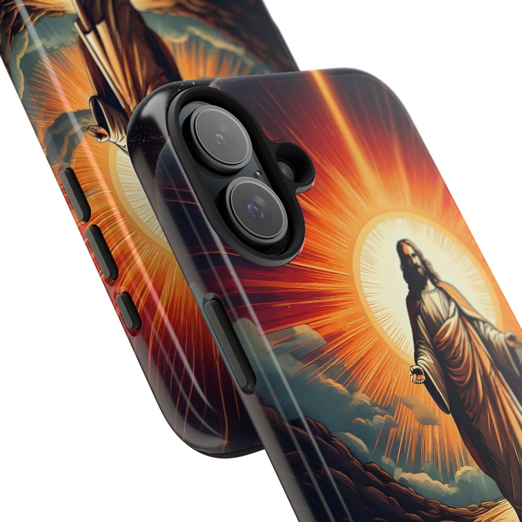 Inspirational Tough Phone Case with Jesus Design - 2030