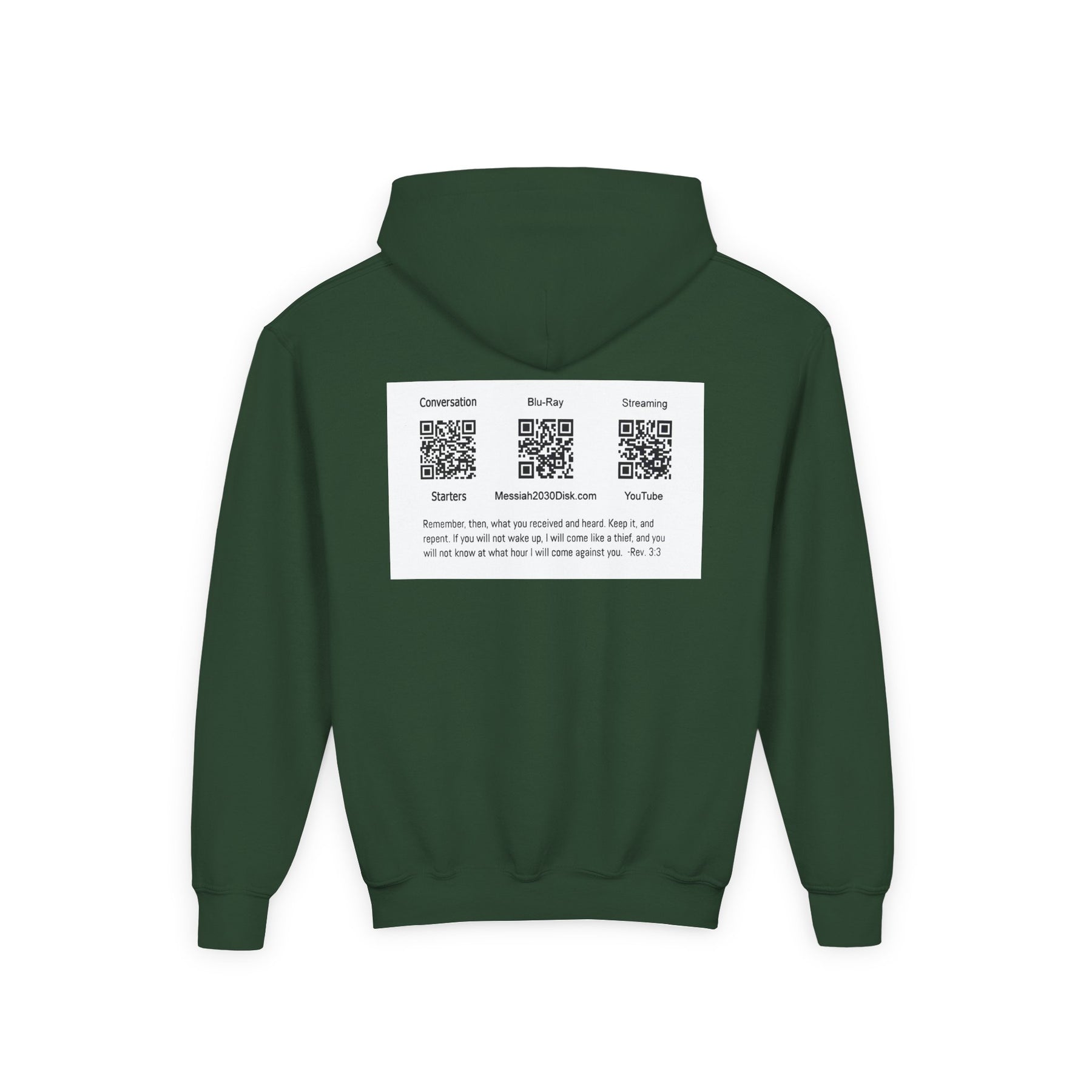 Youth Heavy Blend Hoodie with Inspirational Design - Perfect for Celebrations & Everyday Wear