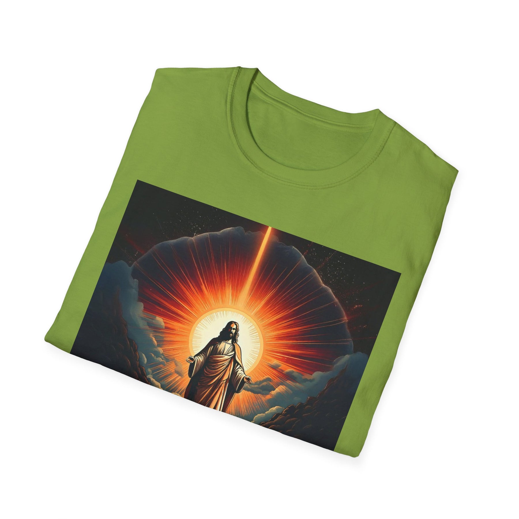 Inspirational Unisex Softstyle T-Shirt - '2030' Jesus Graphic Design