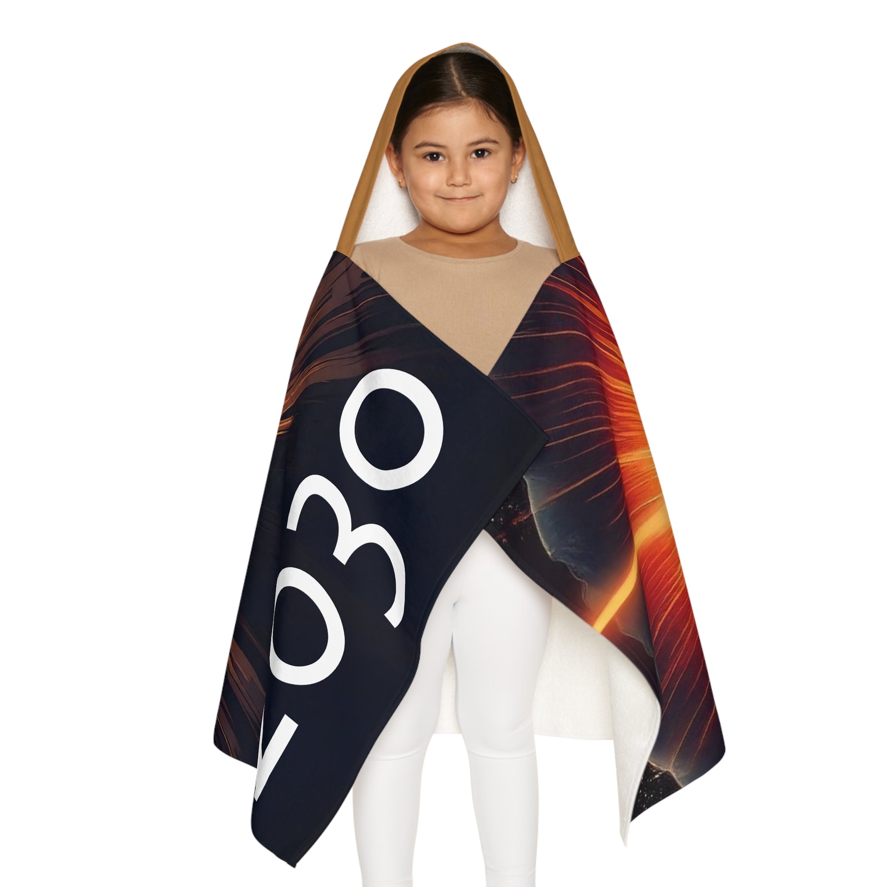 Youth Hooded Towel with Inspirational Design - Perfect for Beach, Pool, or Bath