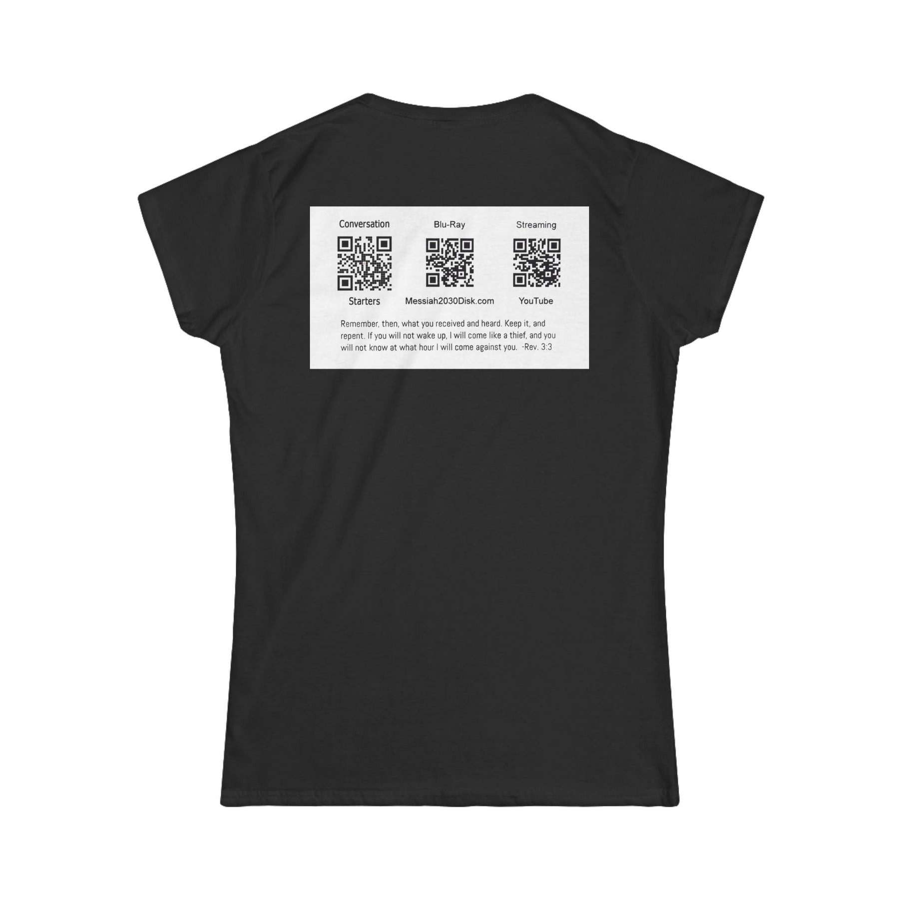 Messiah 2030 Women's Softstyle Tee - Prophetic Messianic Timeline Shirt