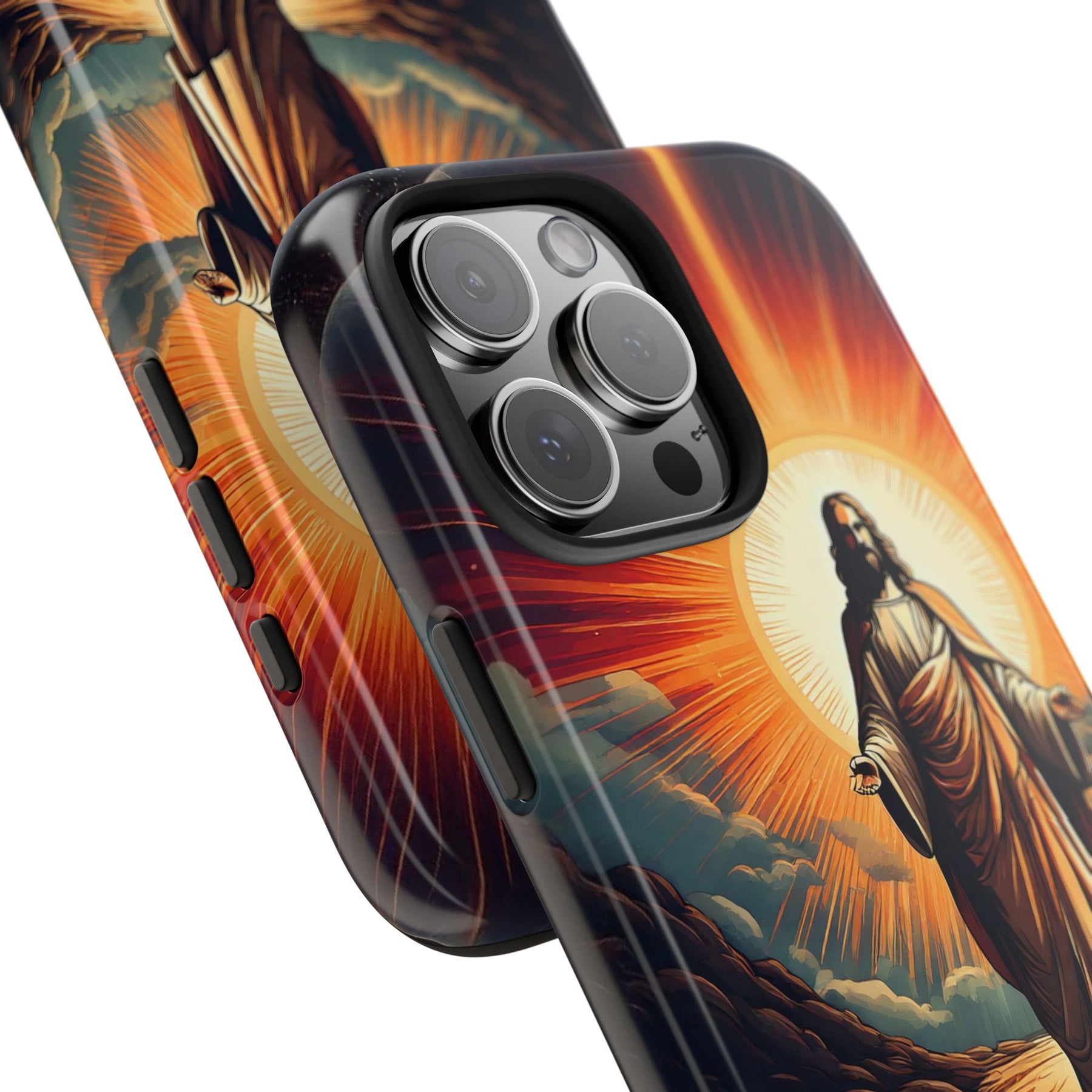 Inspirational Tough Phone Case with Jesus Design - 2030