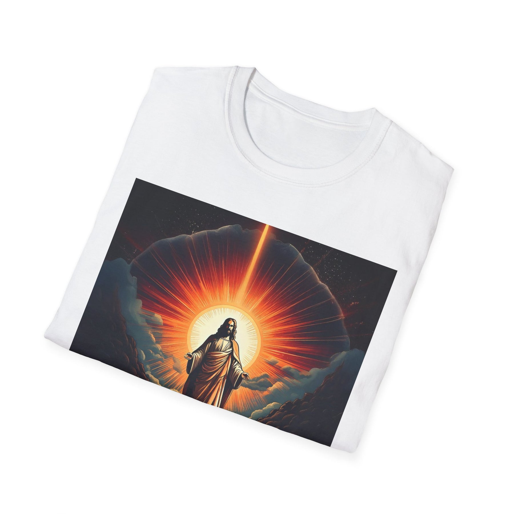 Inspirational Unisex Softstyle T-Shirt - '2030' Jesus Graphic Design